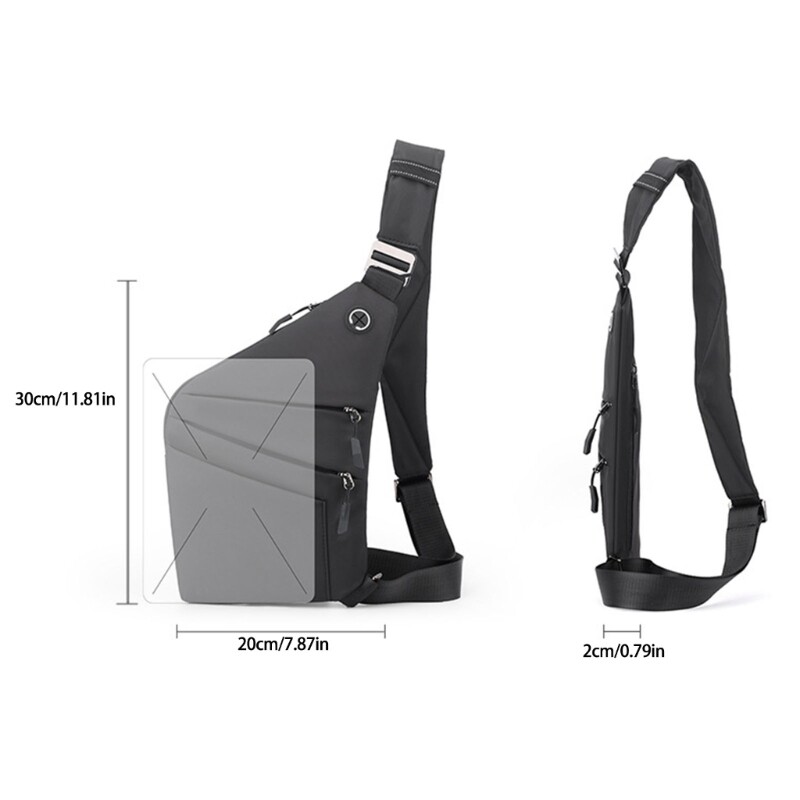Men s Travel Shoulder Bag Secure And Practical Chest Bags For Everyday Use