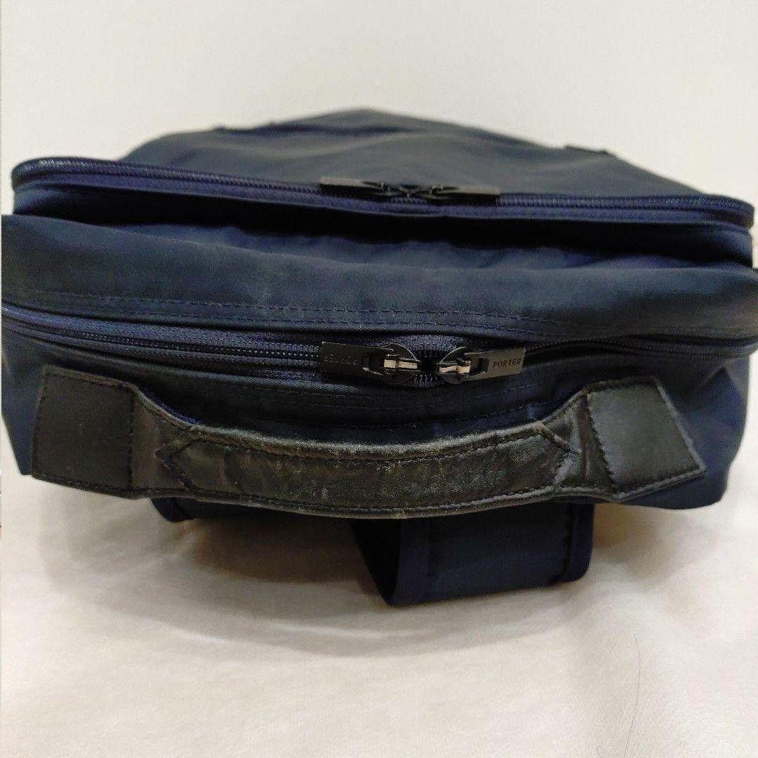 Porter TIME Daypack Navy W285mm H410mm D110mm Used Japan