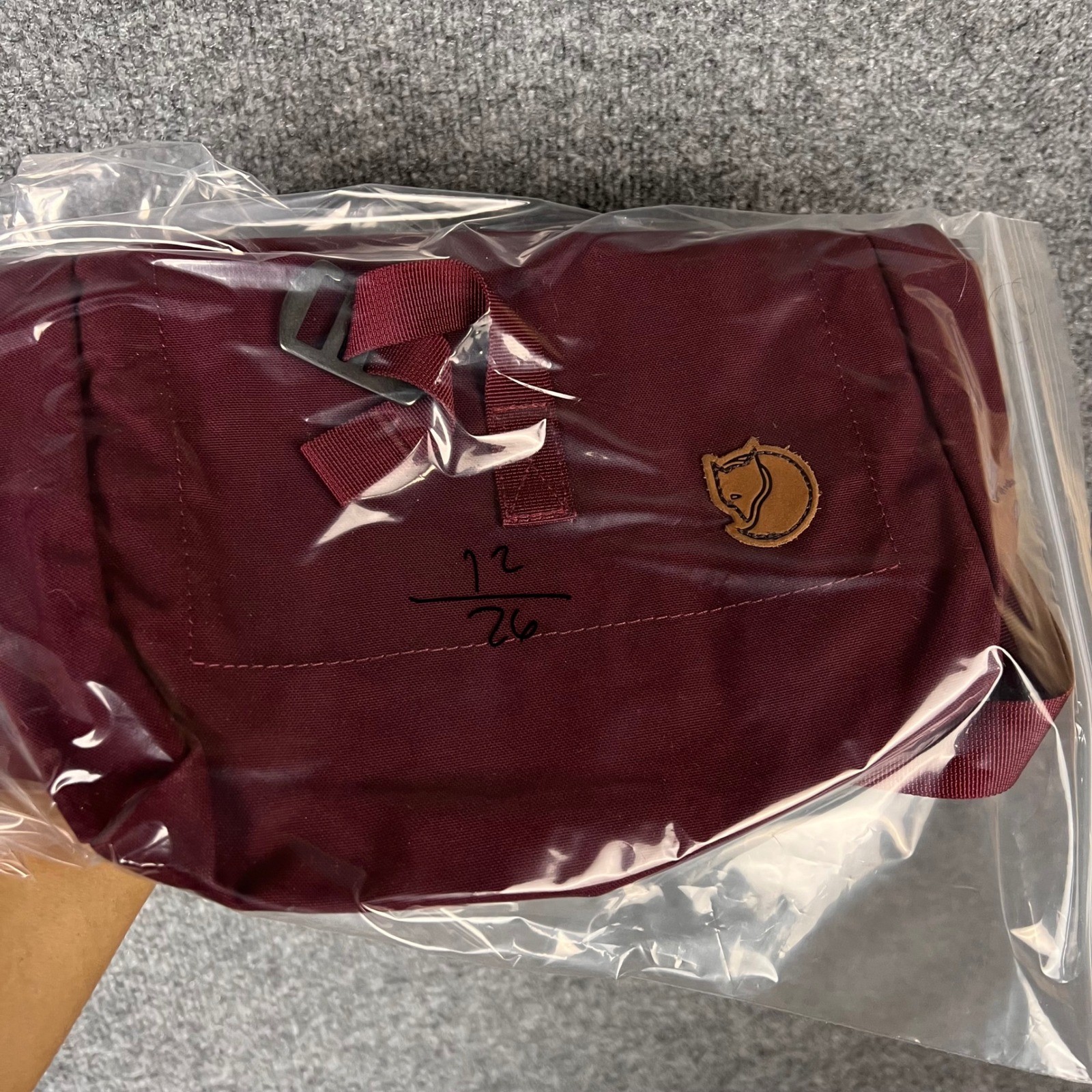Fjallraven Foldsack No. 3 Shoulder Bag Small Burgundy