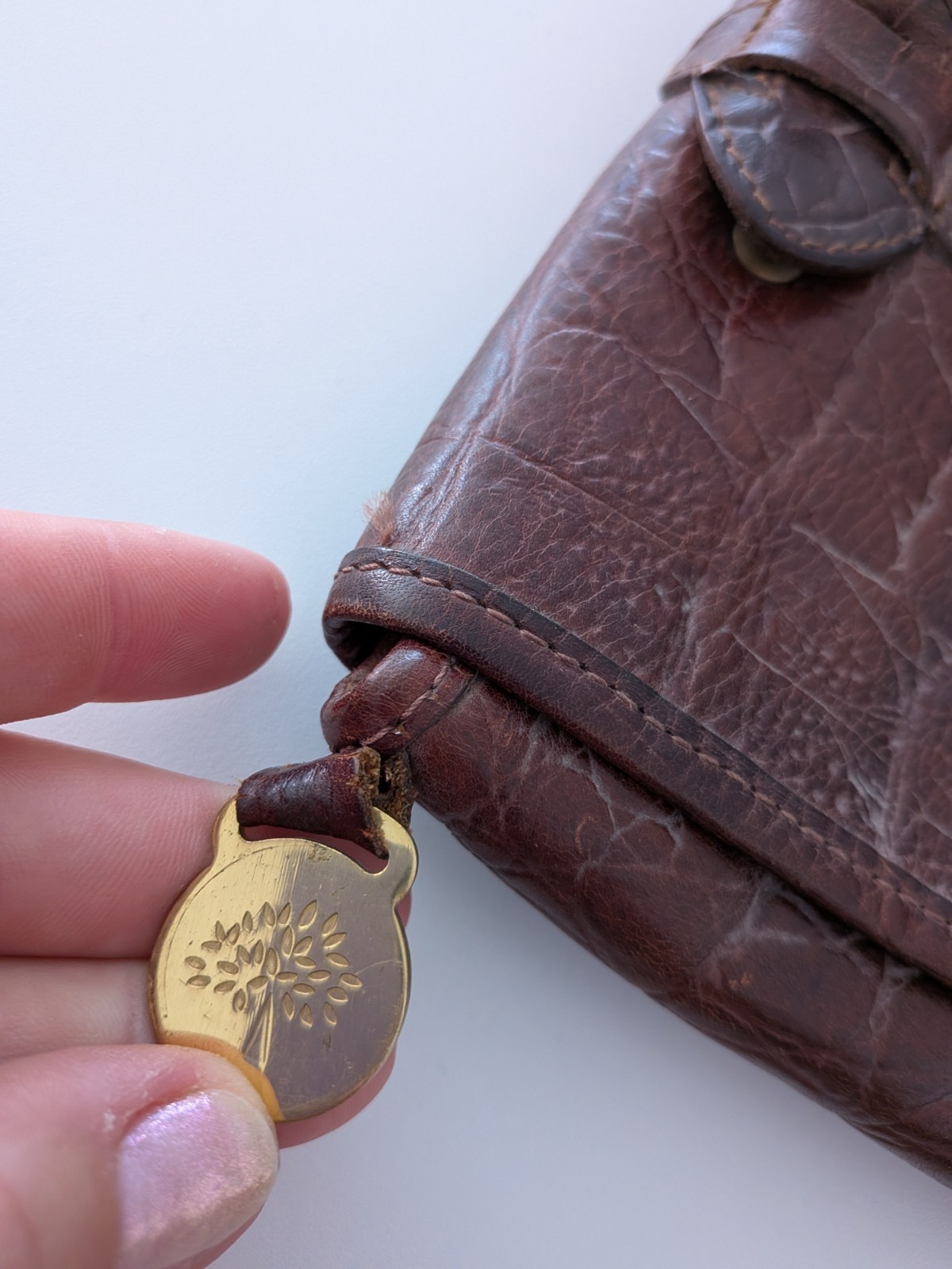 Vintage Mulberry Leather Briefcase / Document Case