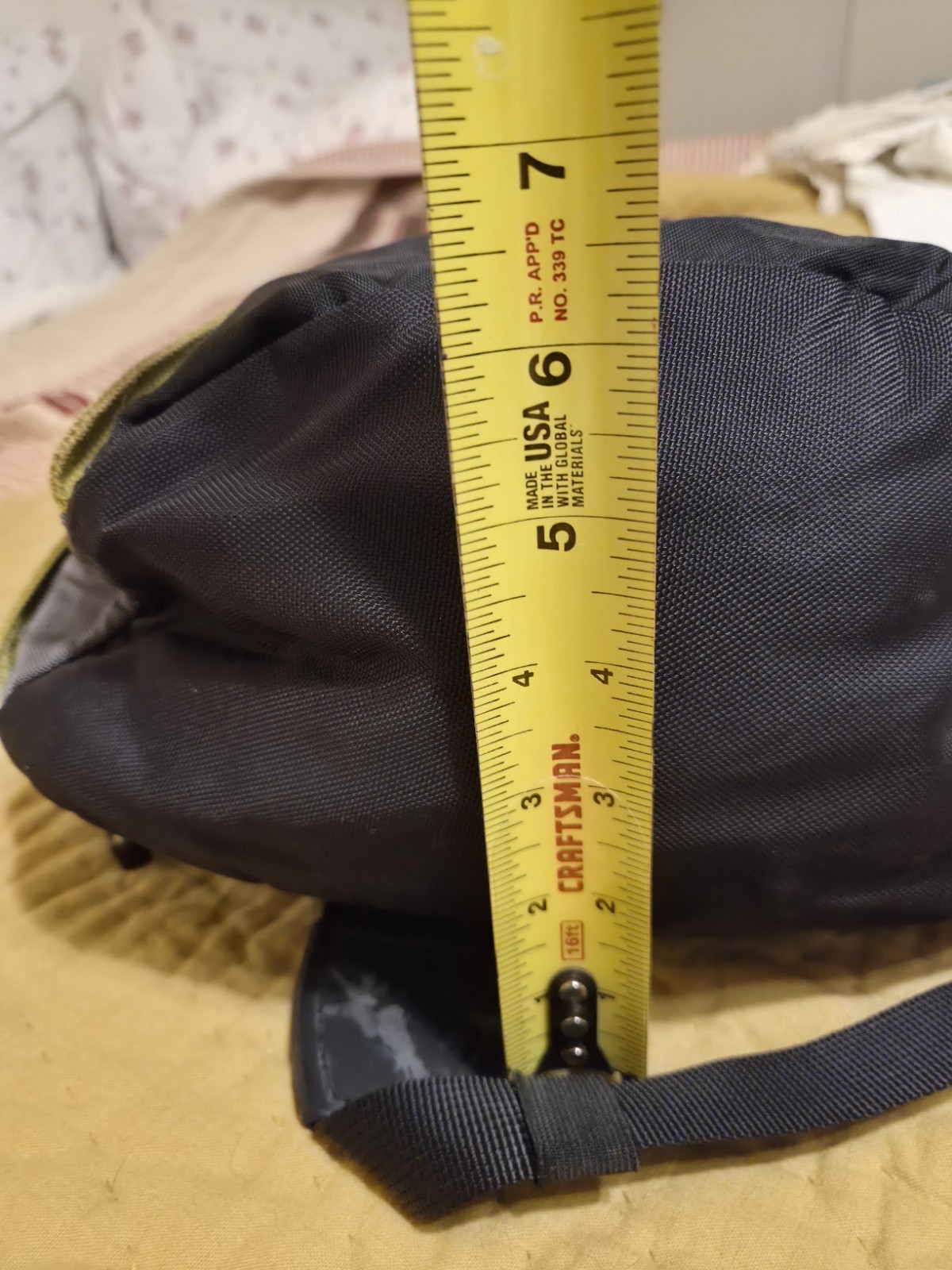 Ameribag Healthy Back Bag Nylon Crossbody Sling Backpack