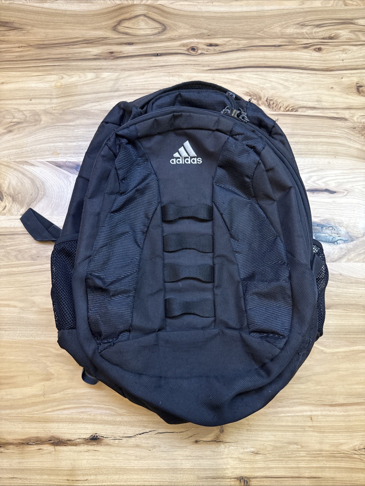 Adidas Load Spring Backpack Book Bag Black School Sports Work READ