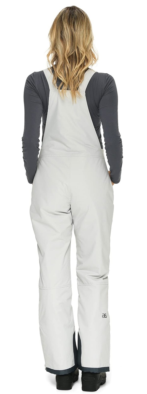 Arctix Women’s Essential Bib Overall Regular 31 Quiet Grey Large Long U3