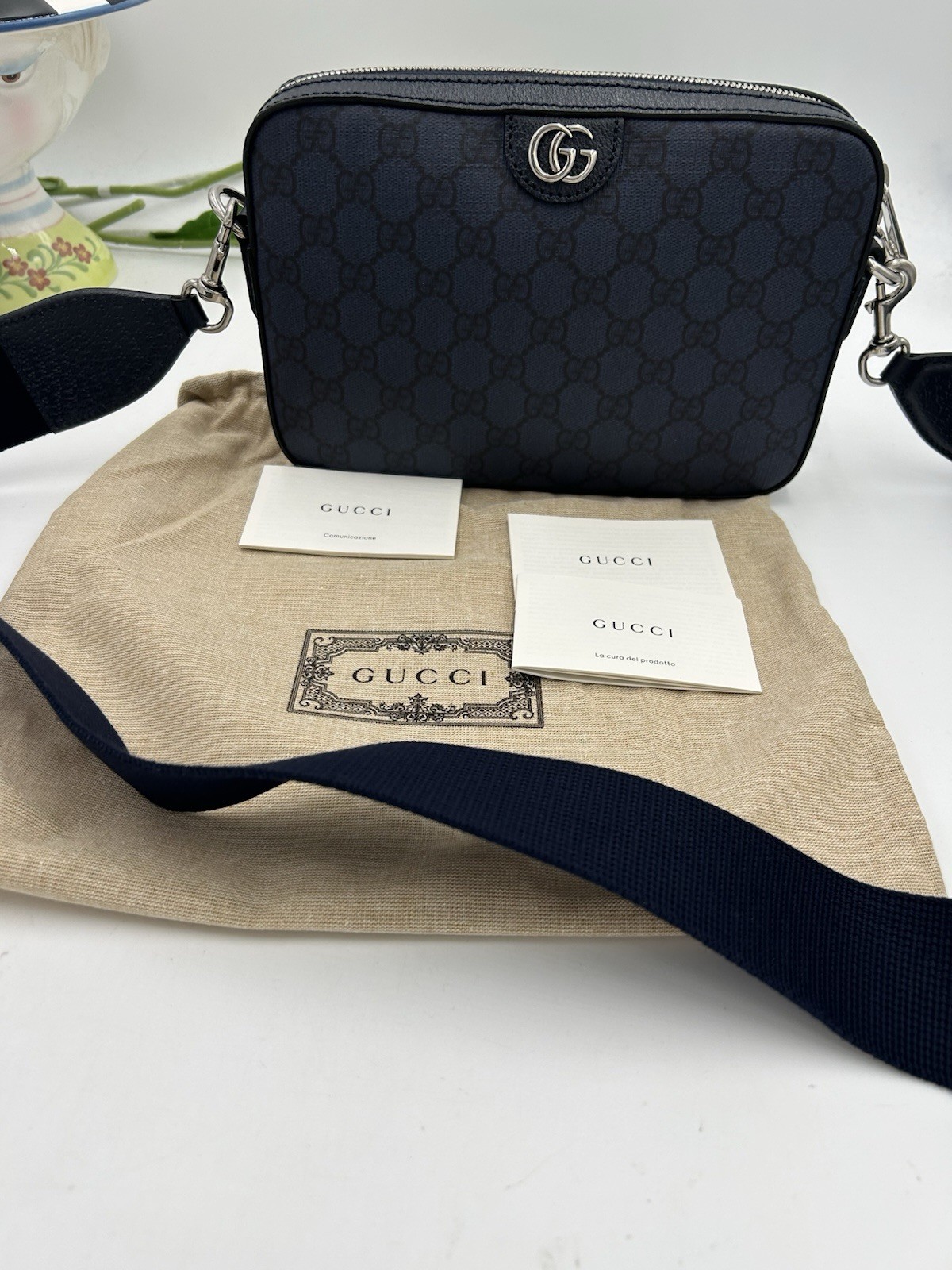 Unisex Gucci GG Ophedia Print Crossbody Bag Adjustable Made In Italy NWT
