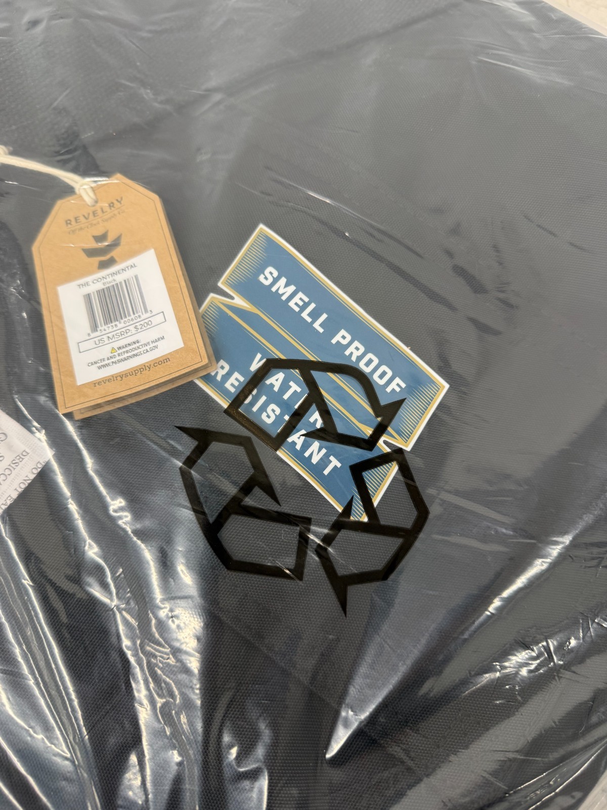 Revelry Supply 134L The Continental Duffle Bag BLACK COLOR FACTORY SEALED NEW!!!