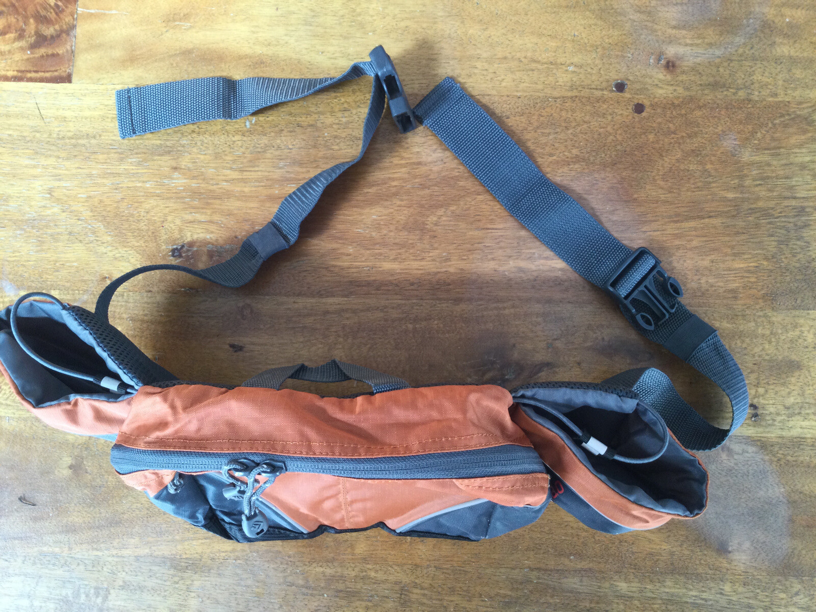 Outdoor Products H2O Mojave 8.0 Oarnge Gray Fanny Pack Waist Bag Bottles Hiking