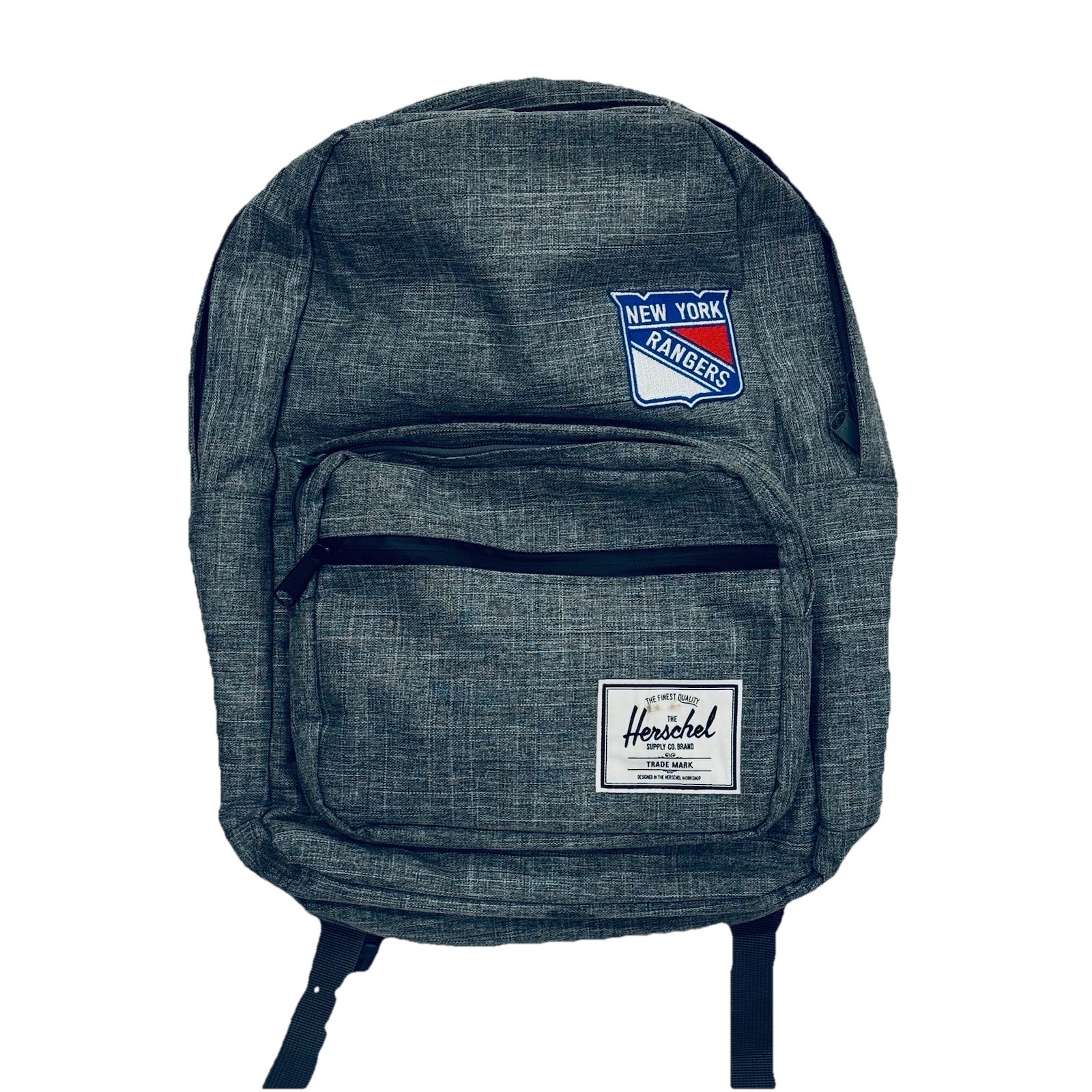 Herschel Pop Quiz New York Rangers Gray Laptop Backpack Unisex Work School