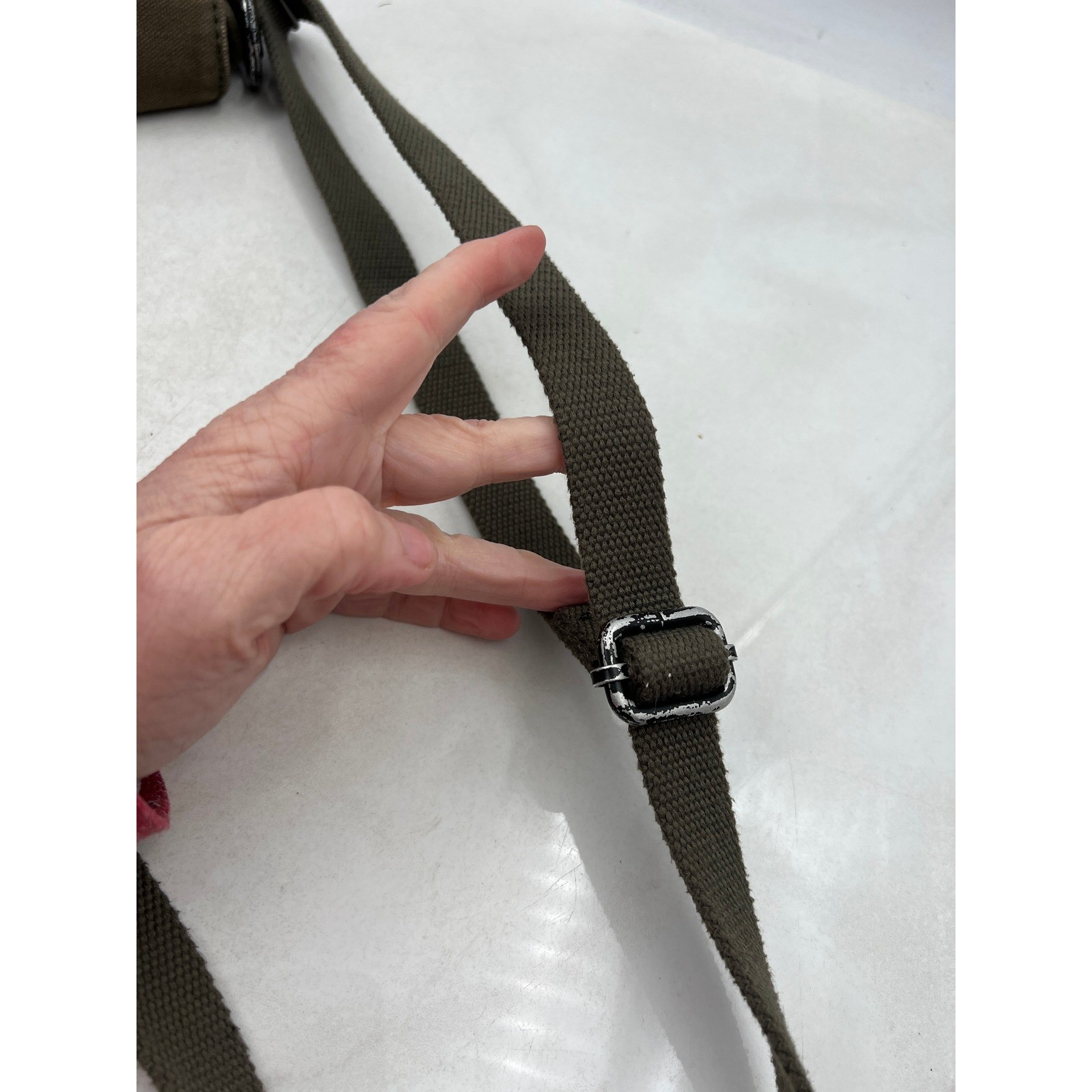 Stumper & Fielding Canvas Messenger Bag Crossbody Brown Leather Great Britain