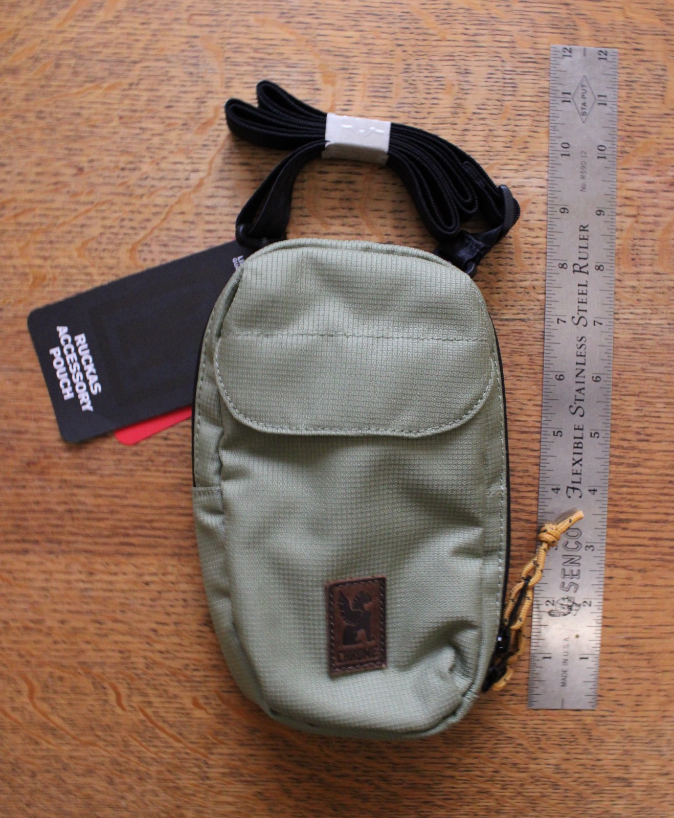 Chrome Industries RUKAS ACCESSORY POUCH oil green utility phone EDC belt bag