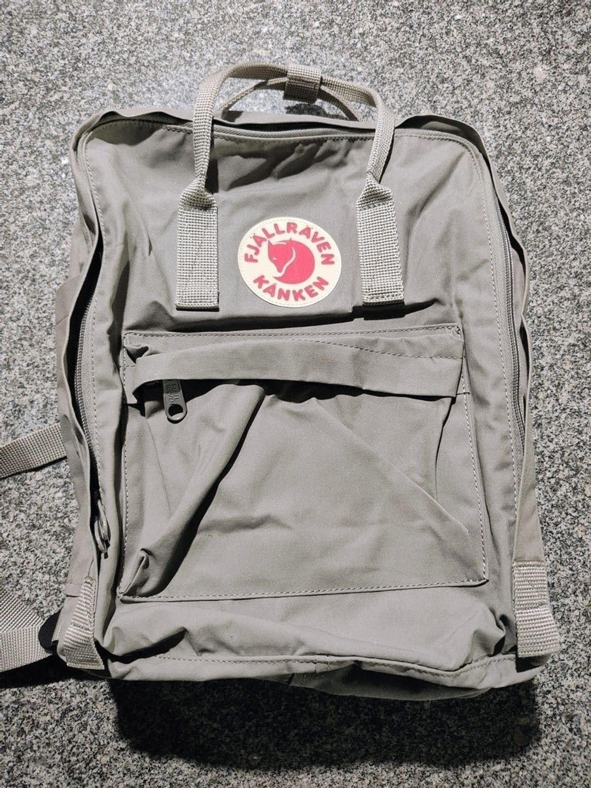 Fjallraven Kanken 23510 Classic Gray Backpack Everyday Outdoor Hardly Used