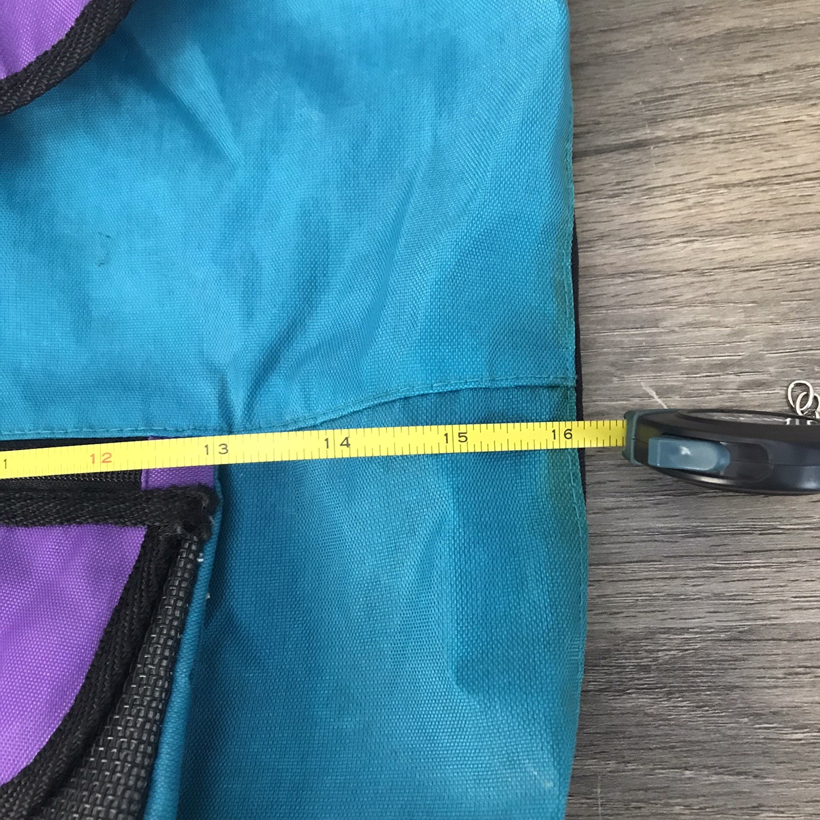Vintage Retro Drawstring Buckle Zipper Bag Back Pack Outdoor Travel (C2)