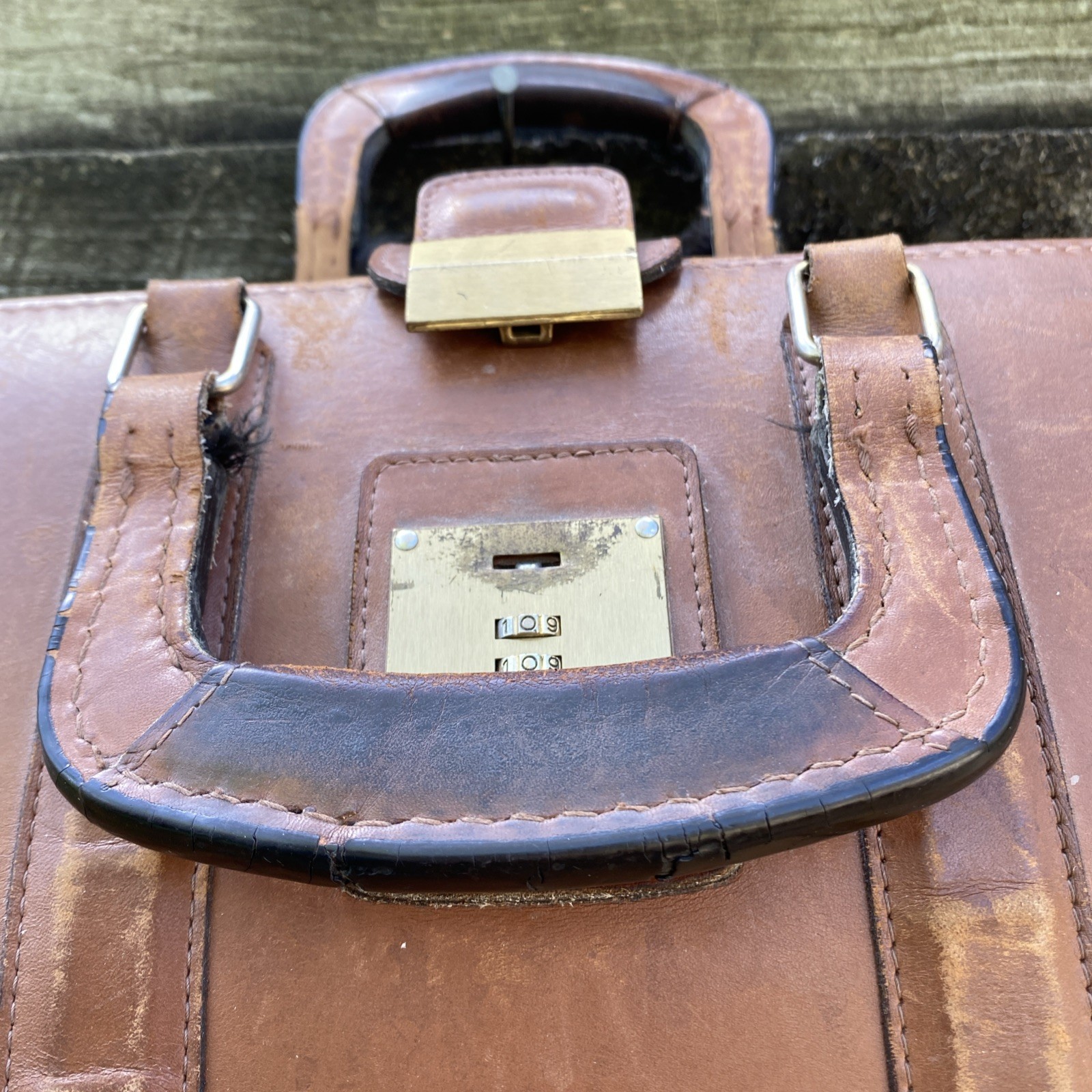 Vintage Coach All Leather Briefcase Style 5420 RARE