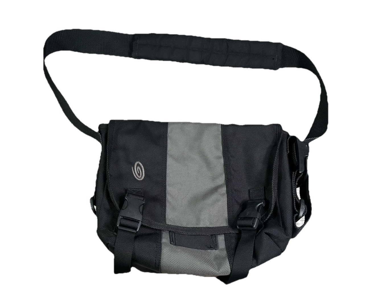 Timbuk2 Outtawhack XS Metro Messenger Hybrid Backpack Bag 12×9 Black Stained