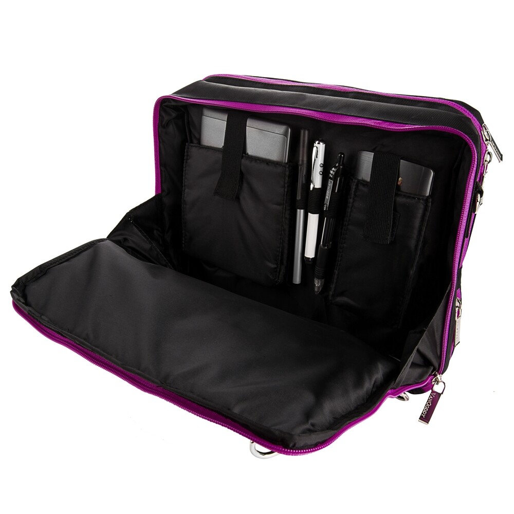 3In1 Black Nylon School Bag Laptop Case For 11″ 12″ Samsung Galaxy S9+ / Tab S8+