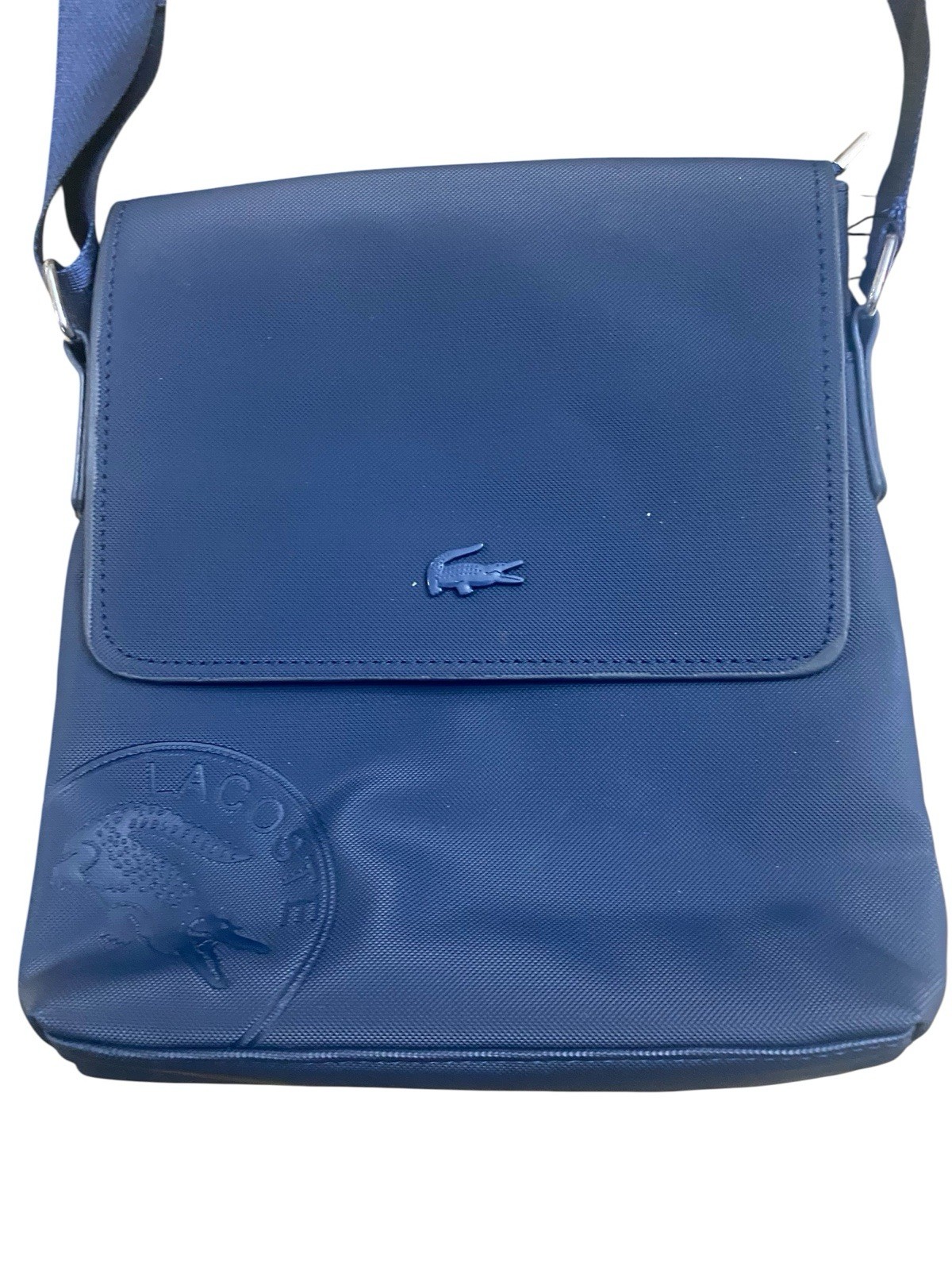New With Tag Lacoste Men’s Flap Crossover PVC Bag