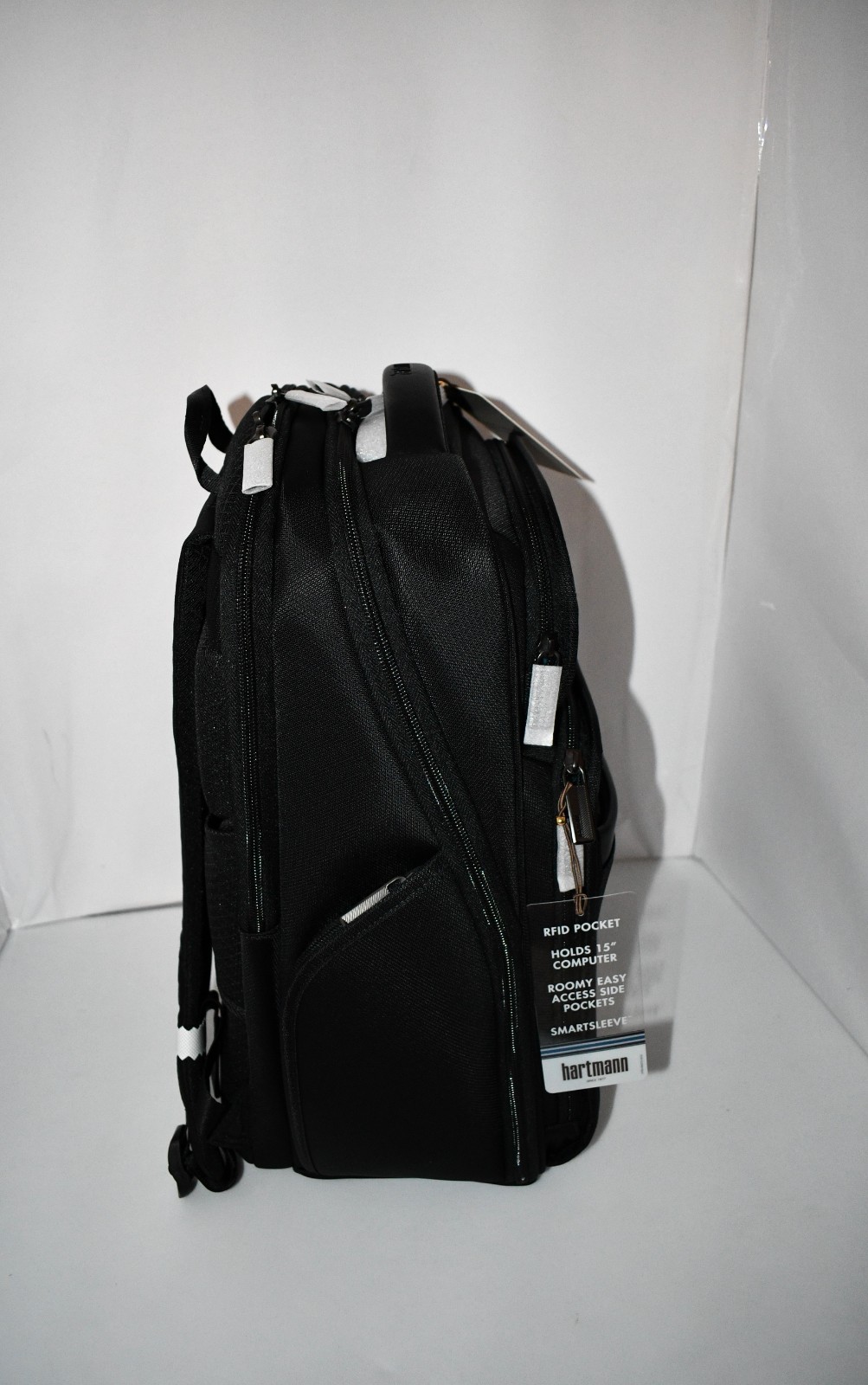 Hartmann Metropolitan 2 Executive Backpack in Deep Black #111258-1276 NWT