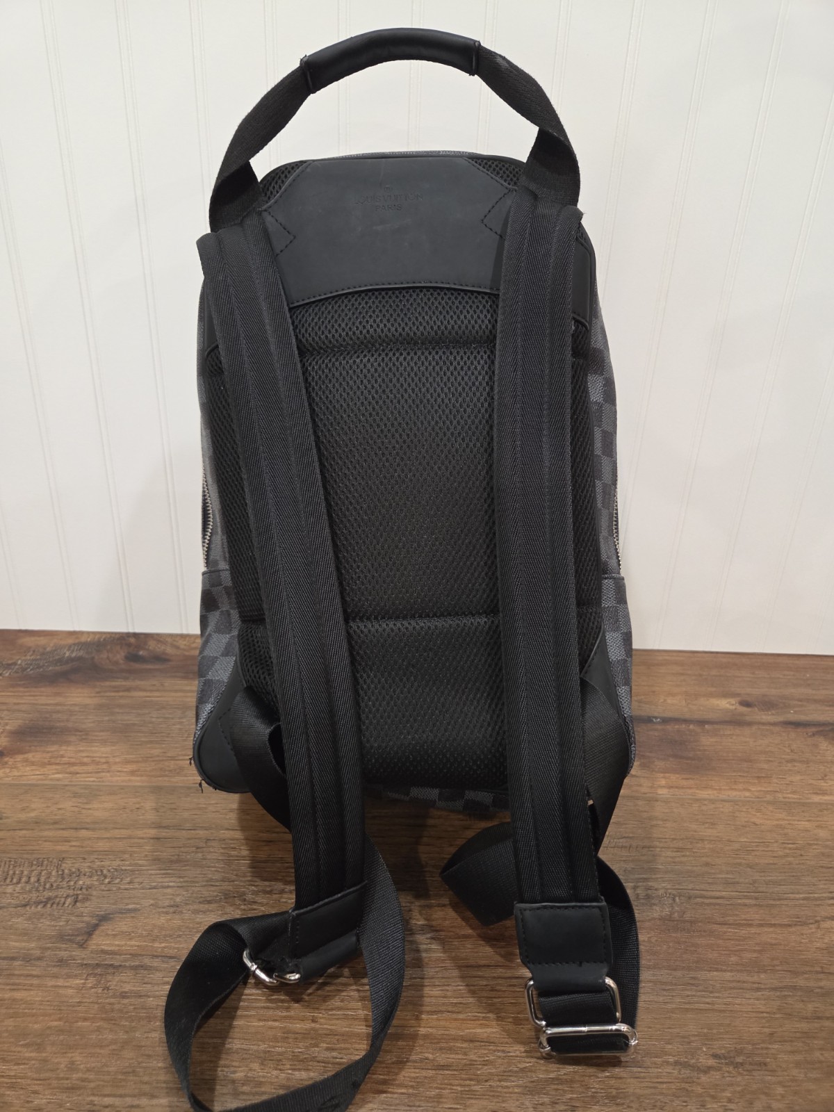 Louis Vuitton Michael Backpack Damier Graphite Checkered Black RI1188 France