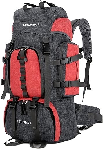 UNISTRENGH Hiking Backpack Water-resistant 55L Backpacking