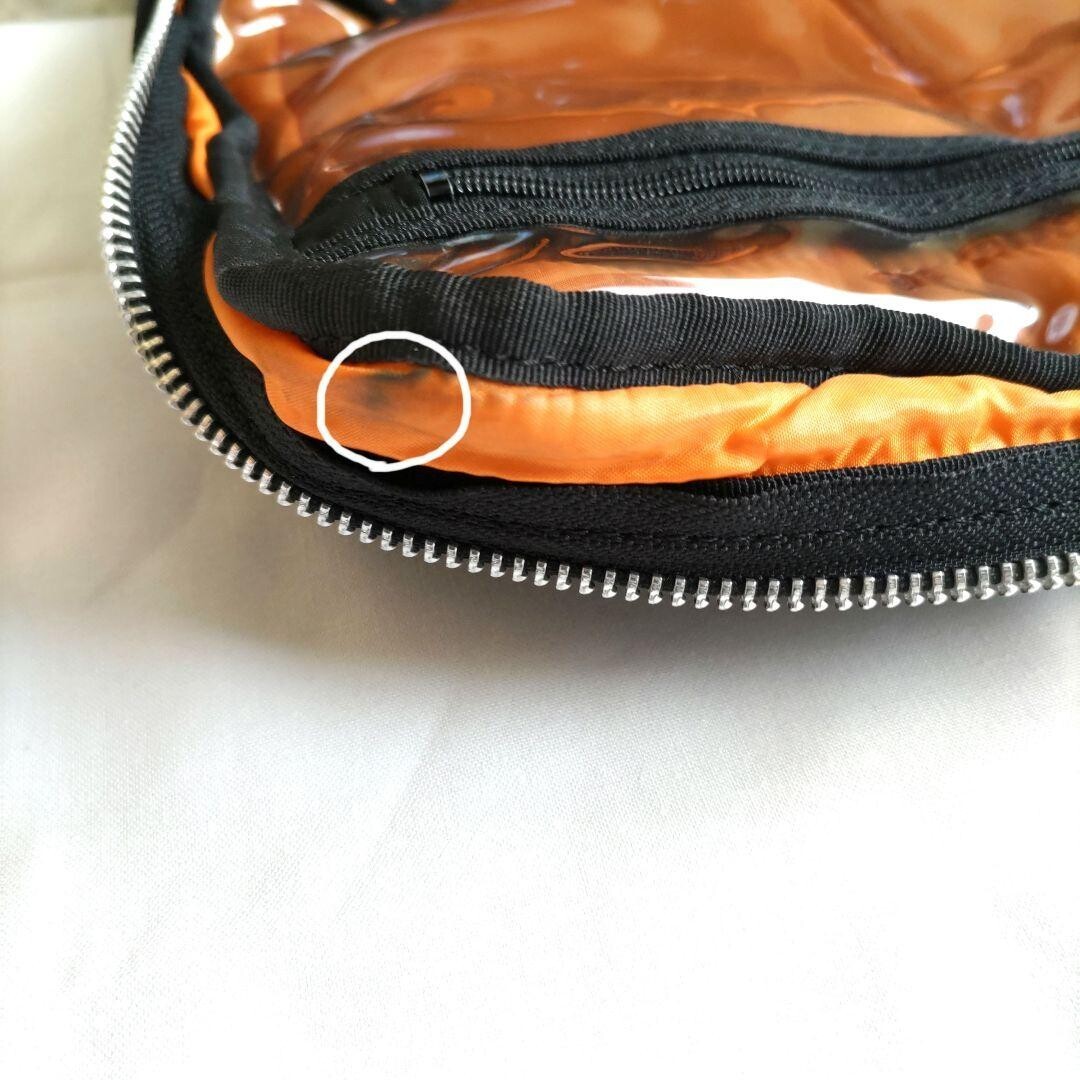 PORTER Tanker Black 2 Layer Shoulder Bag S Nylon Double Zip Japan 27cm 17cm 8cm