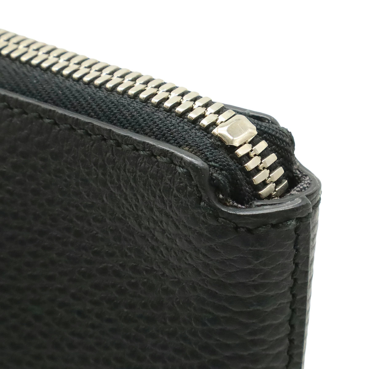 Gucci Cosmopolis clutch bag leather black silver hardware 387075 Used
