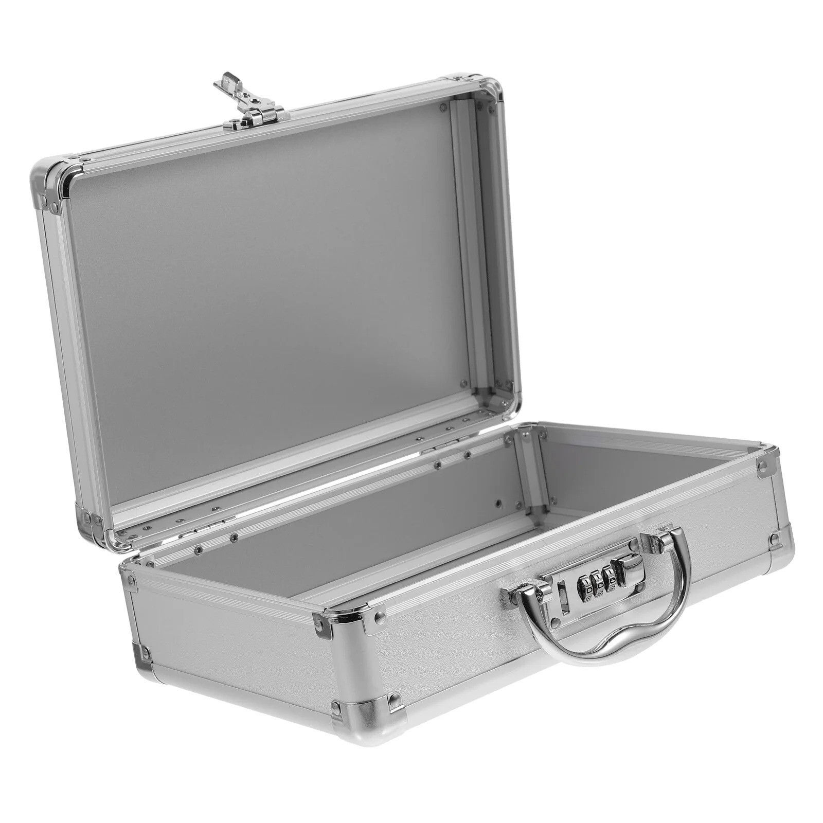 Suitcase Hard Briefcase Instrument Money Aluminum Alloy Portable Workstation Met