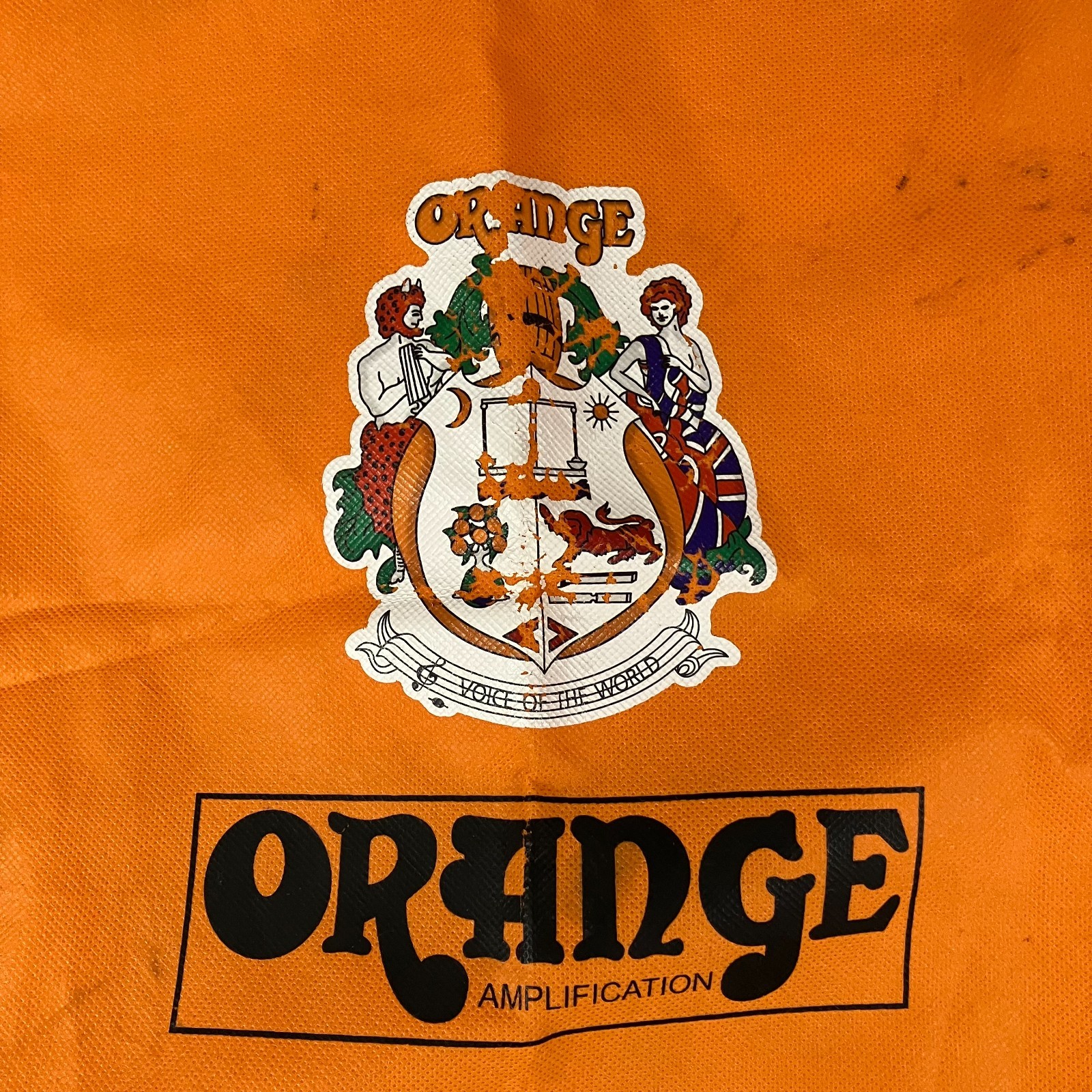 Orange Amplification Tote Bag 17×15 Logo Music Promo Slight Marks See Photos