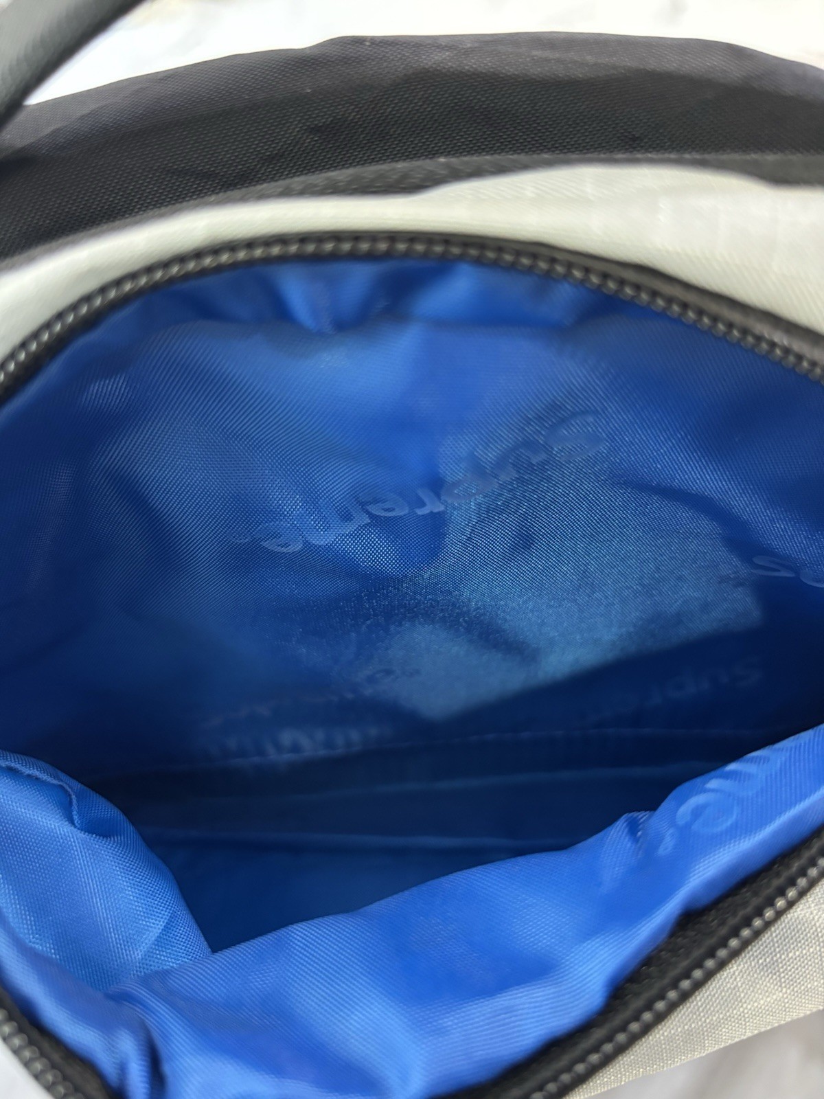 NEW Supreme FW23 3D Logo Backpack Blue Black Box Logo X-Pac Ripstop School Bag