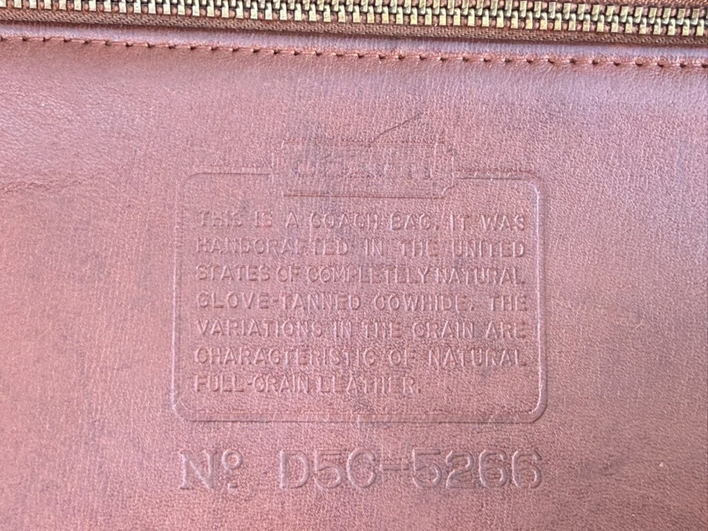 Vintage Coach Beekman Briefcase Style 5266