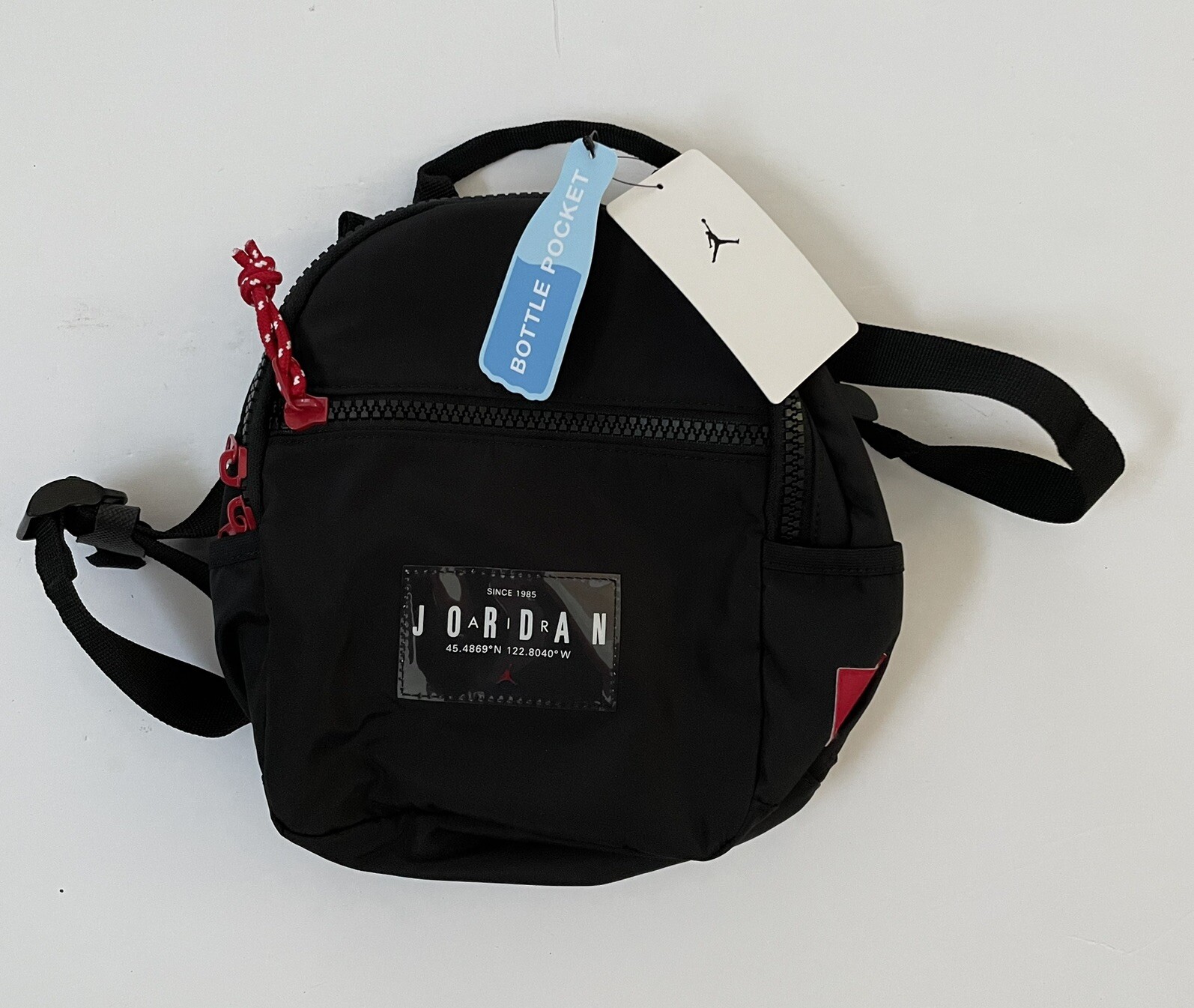 Nike JORDAN JUMPMAN MINI BACKPACK Purse Bag Kids Adults Unisex Black NWT