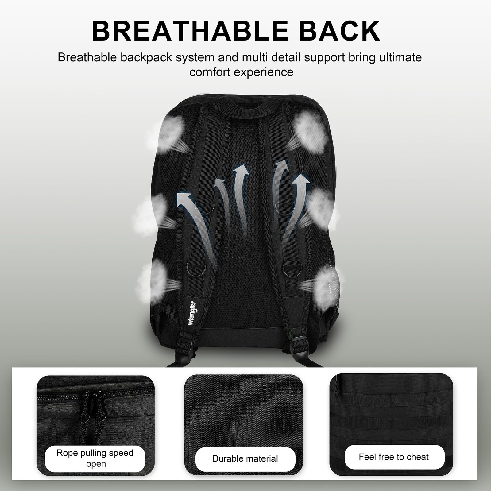 Tradesman Backpack, Water Resistant Casual Daypack for Travel Work School, Un…
