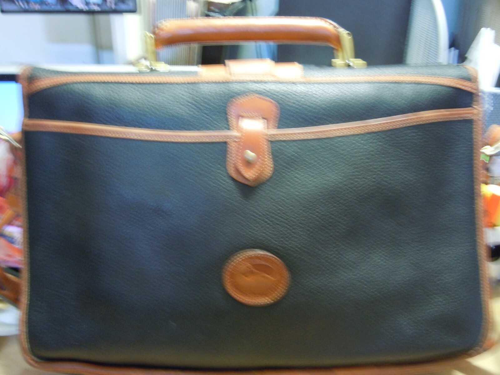 Vintage Dooney & Bourke Laptop / Briefcase Messenger USA #3 (on sale)