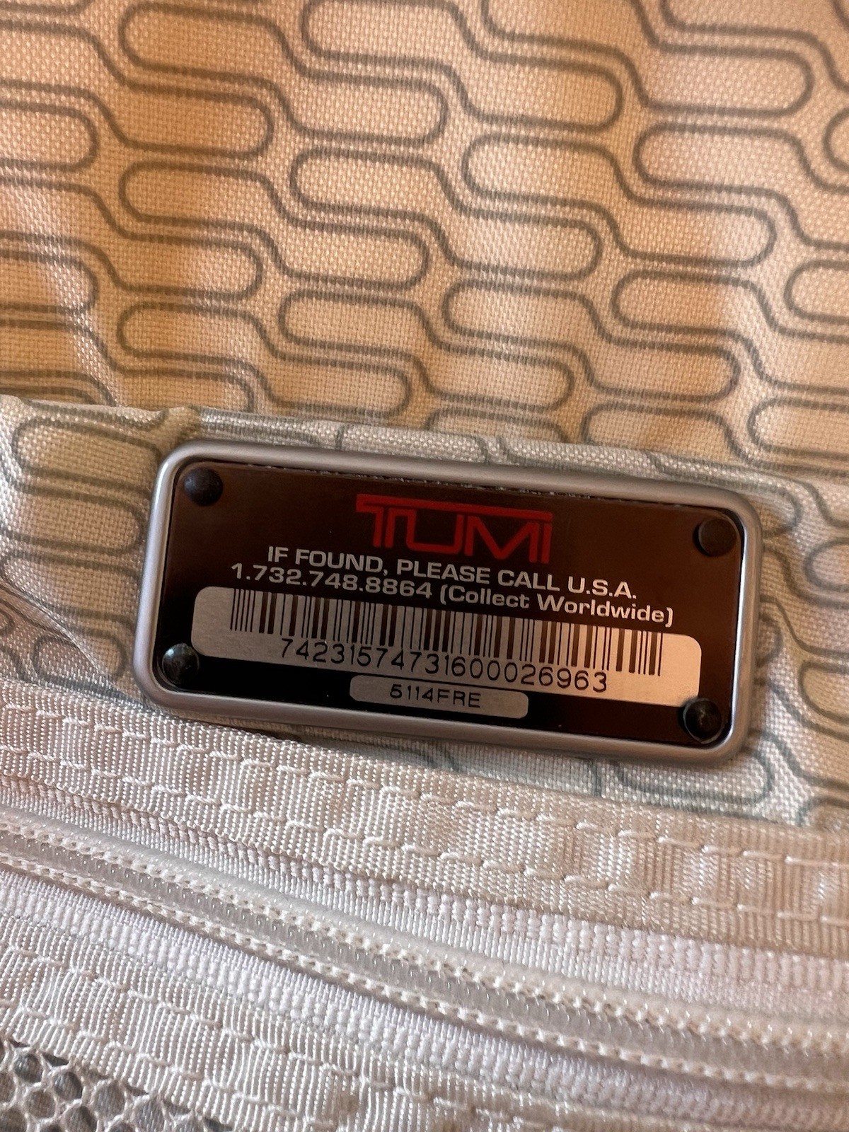 Tumi T Tech Red Nylon Crossbody Messenger Bag Unisex