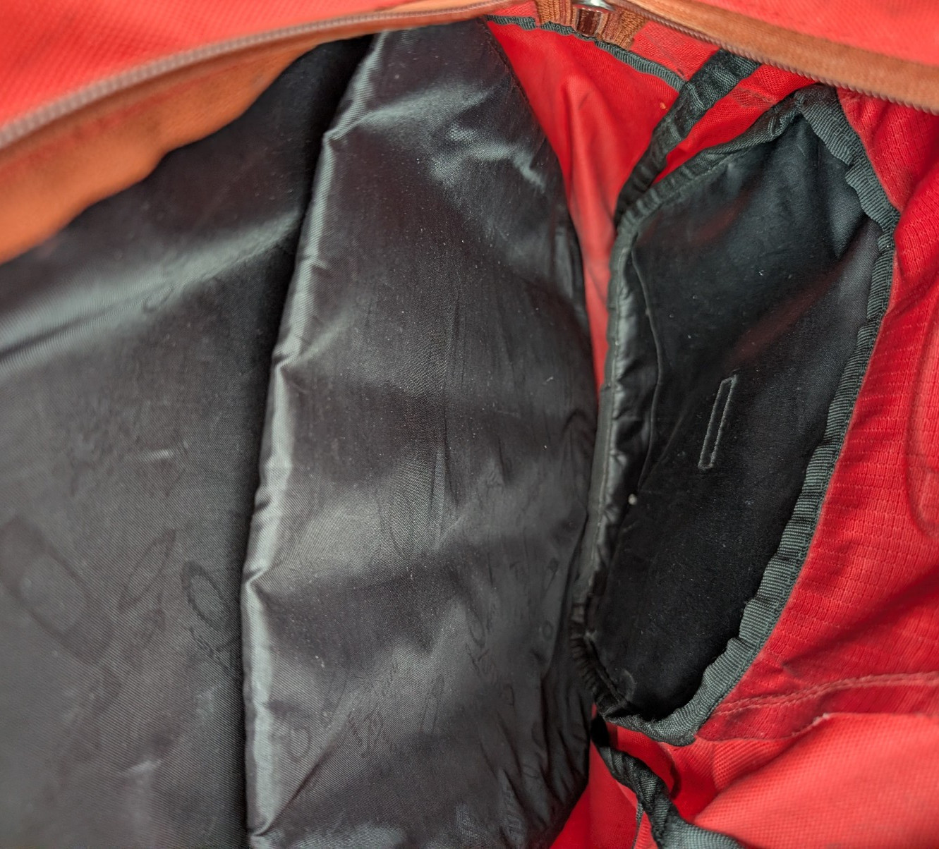 Oakley Works Backpack Vintage Ripstop Utility Pockets Y2K Software Red Thrash