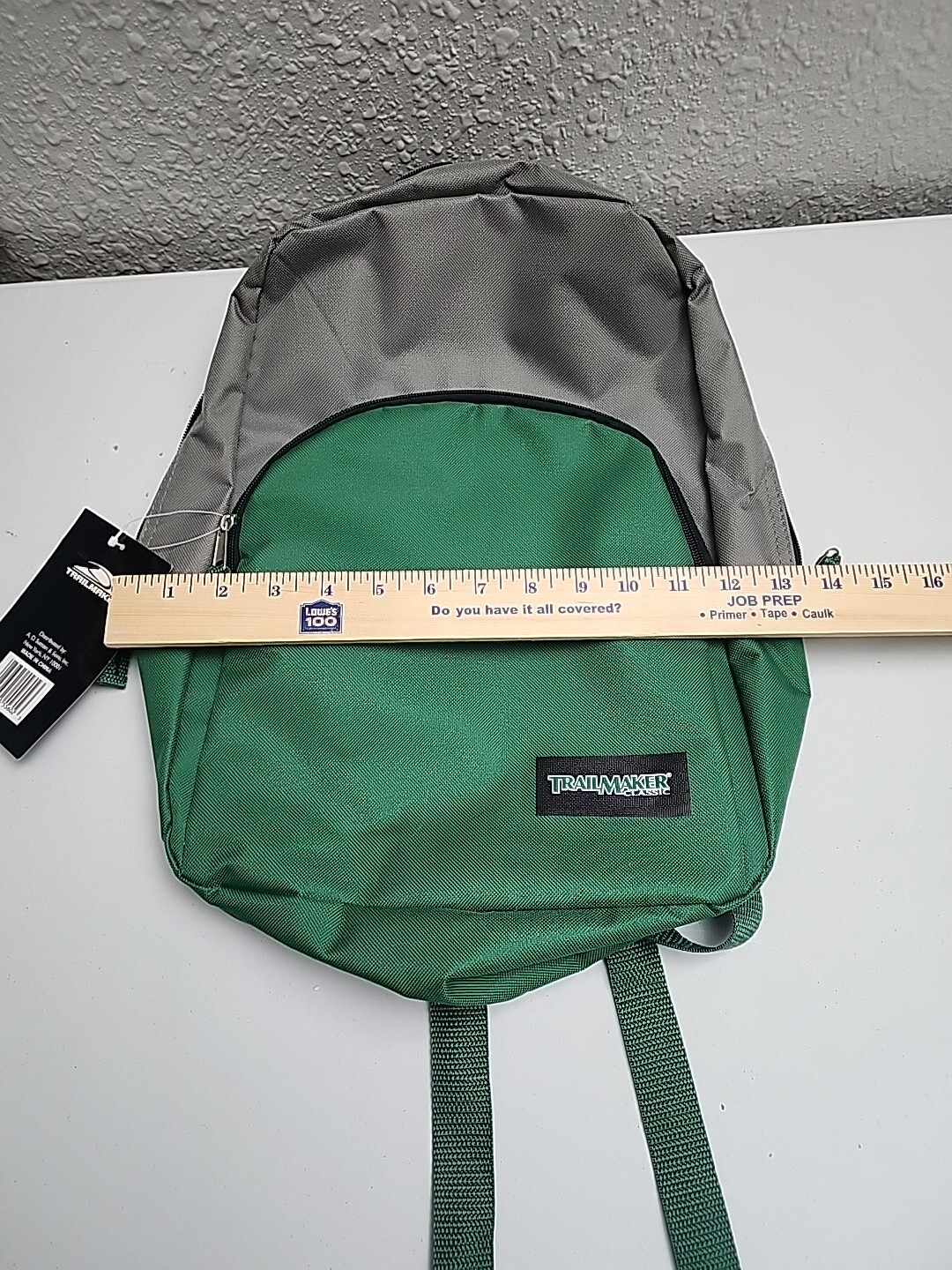 Trailmaker Classic Backpack Green Grey New NWT
