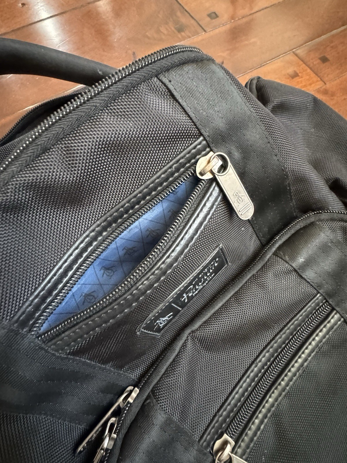 Original Penguin Backpack Travel Work Laptop Bag Organizer Black Heavy Duty