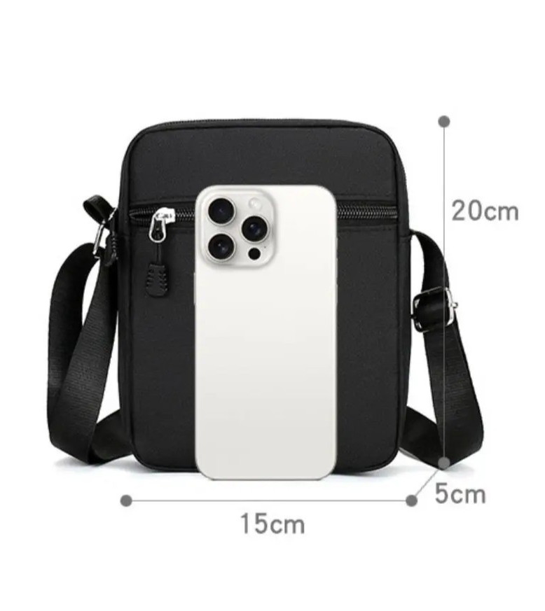 Men’s Small Crossbody Bag Nylon Casual Mini Shoulder Messenger Travel Purse