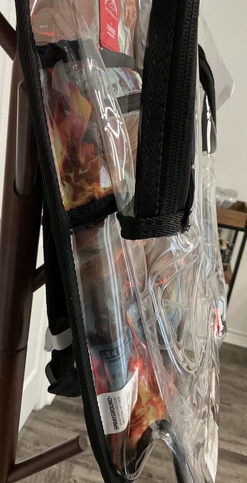 Sprayground Stay Up Clear Backpack Limited Edition Summer 2026 Authentic