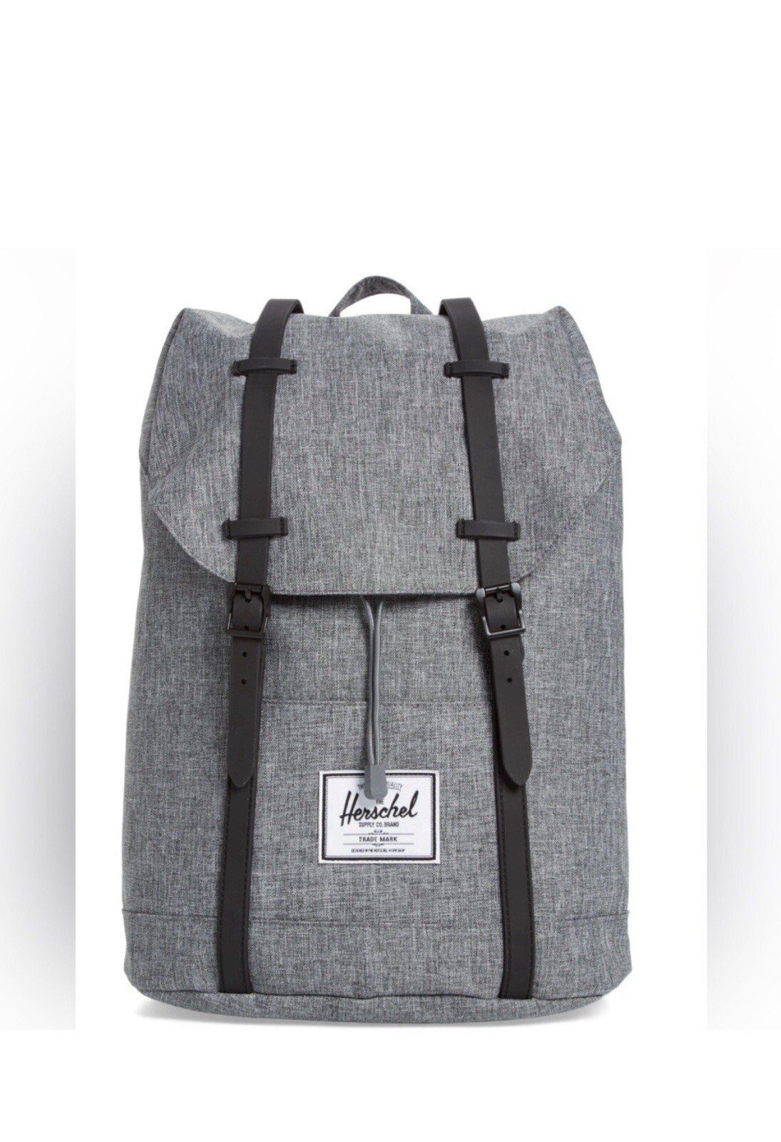 Herschel Retreat Backpack Ravenx/Black Crosshatch One Size 19.5L 10066-01132-OS