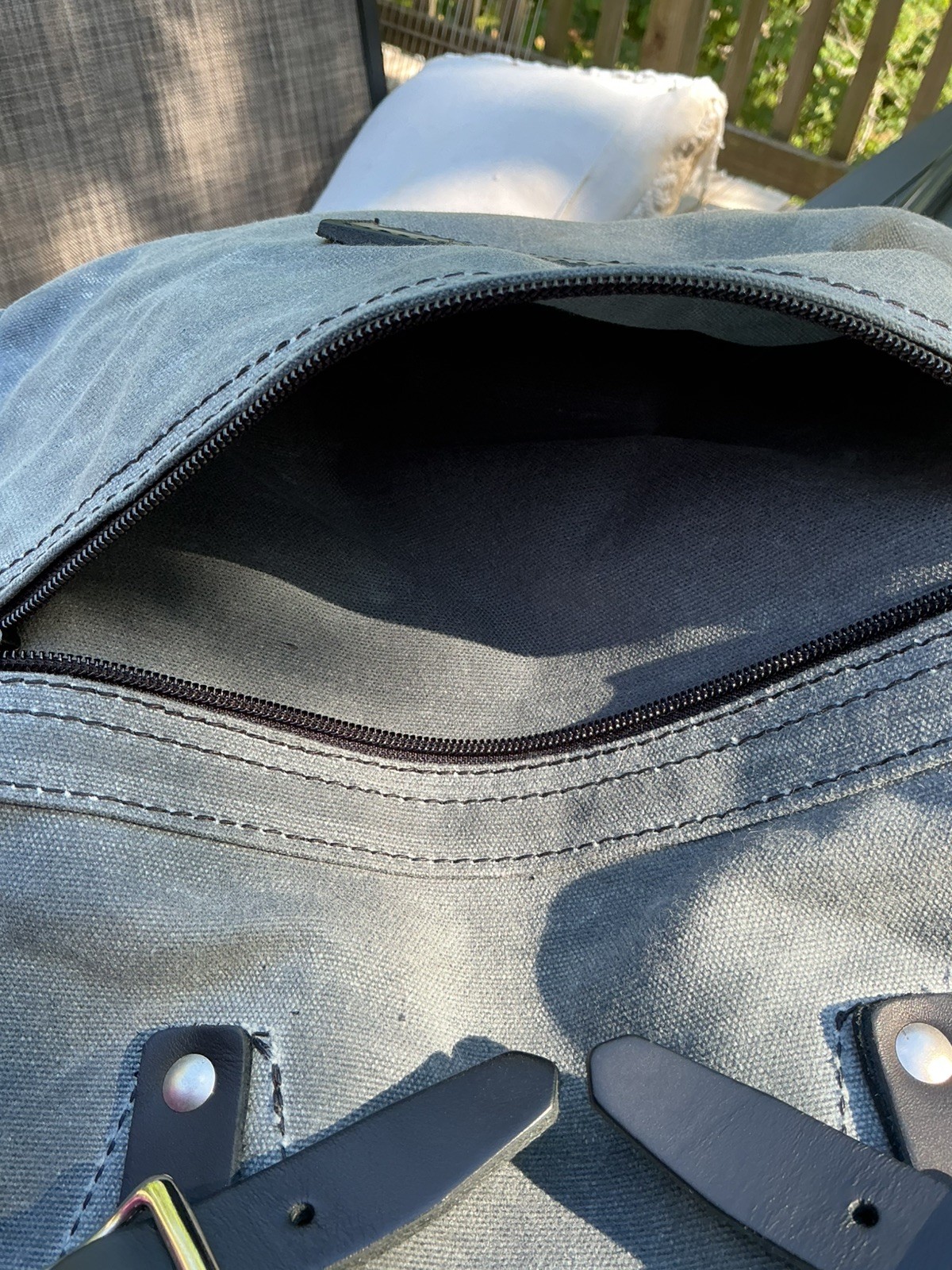 Duluth Pack Roll Top Scout Backpack Canvas Leather Grey Unisex Minn Rucksack