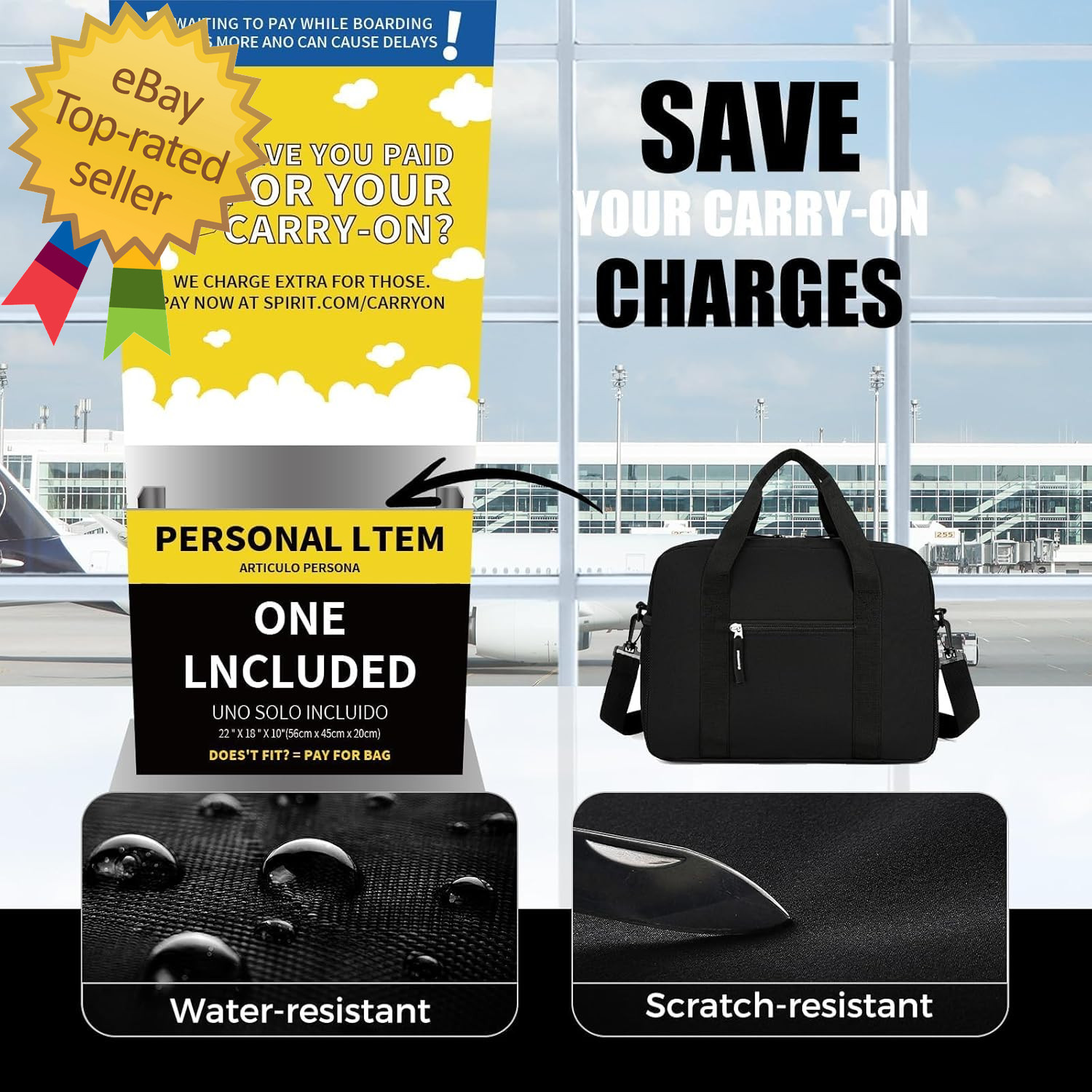 14 Inch Small Gym Bag for Men & Women, Mini Duffle Bag for Travel Sports, Lightw