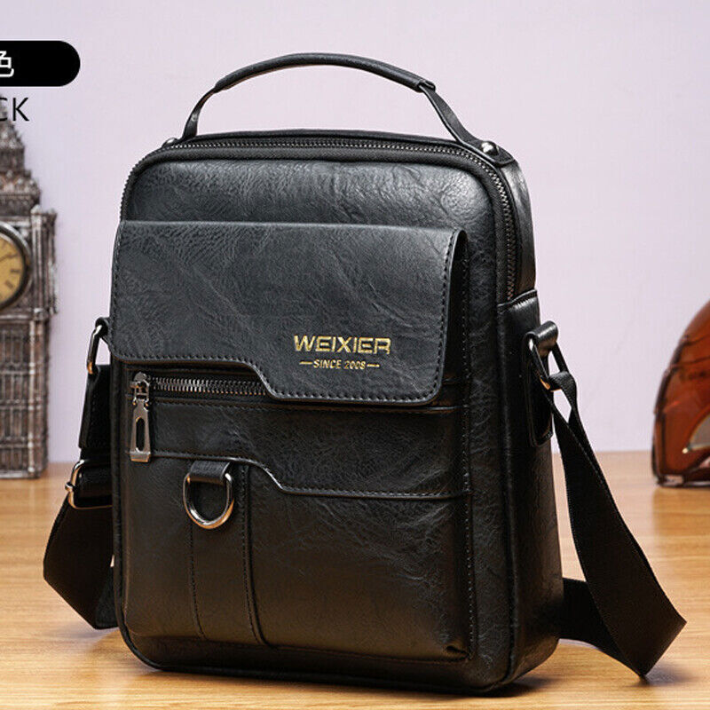 Shoulder Messenger Bag Men Business Leather Handbag Outdoor Sport Bags Fashion