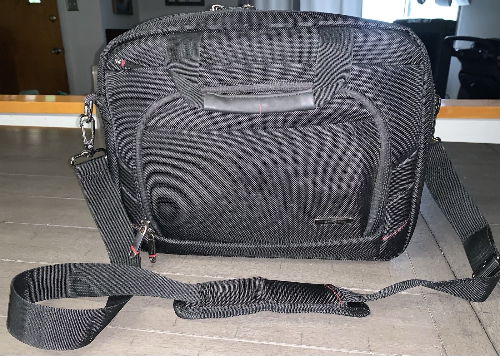 C4 BLACK SAMSONITE 14” LAPTOP BAG CASE BUSINESS BRIEFCASE SHOULDER STRAP CARRYON