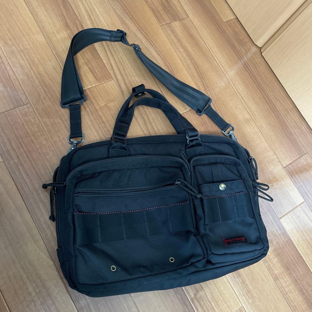 BRIEFING NEO B4 LINER Black Business Nylon Messenger Bag, 29x43x9.5cm, Used
