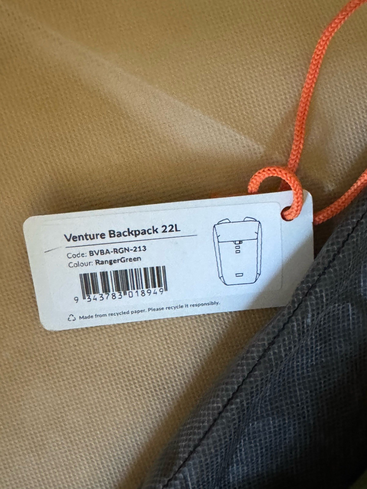 Bellroy venture 22L Backpack Ranger Green