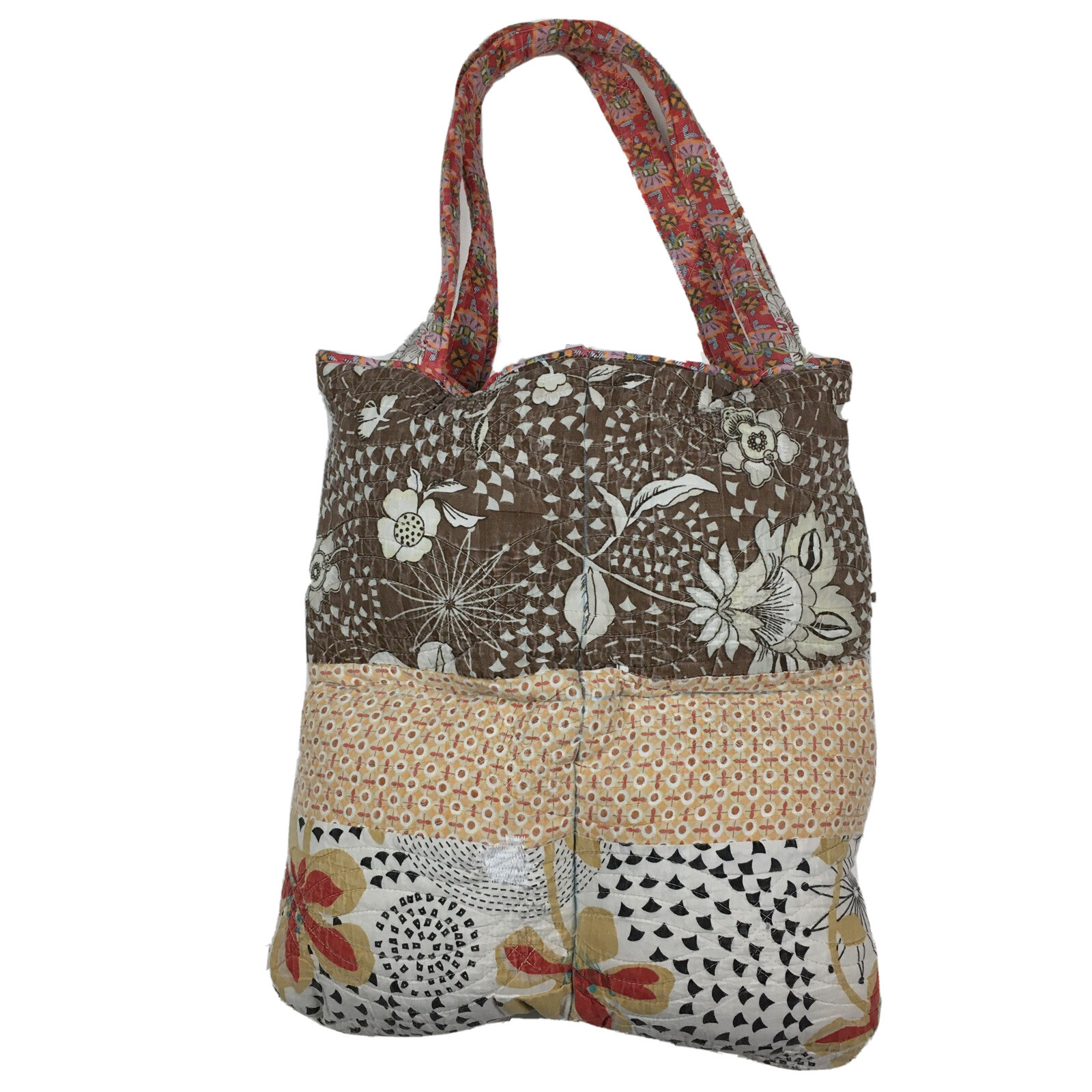 Reworked Quilt Puffer Tote Bag