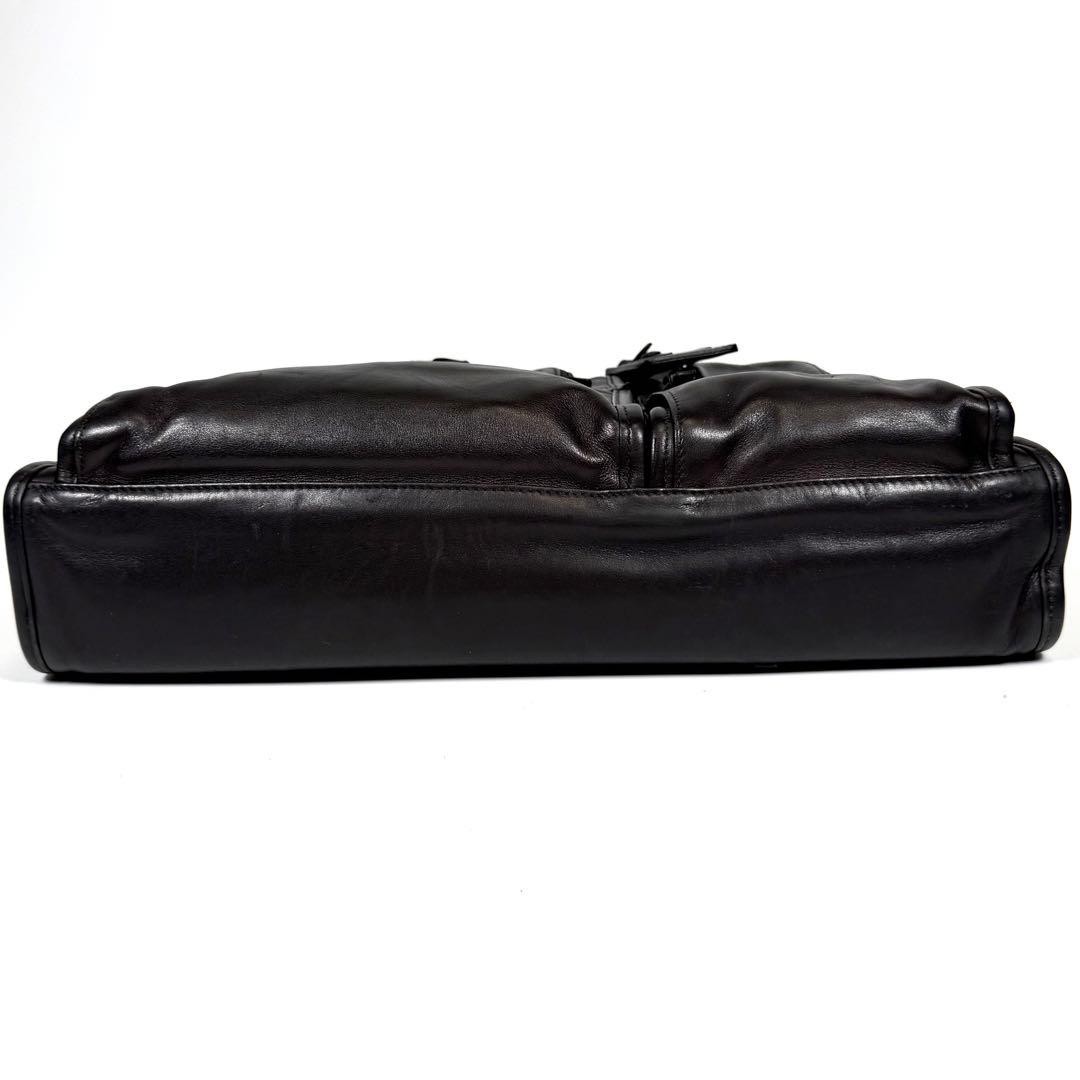 Excellent condition TUMI business bag 2way all leather black 96114DH