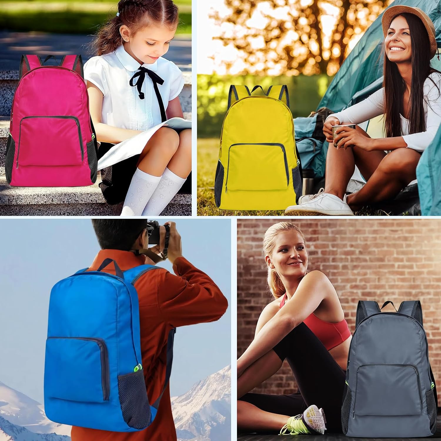 50 Pack Lightweight Foldable Backpacks – Perfect for Travel & Events