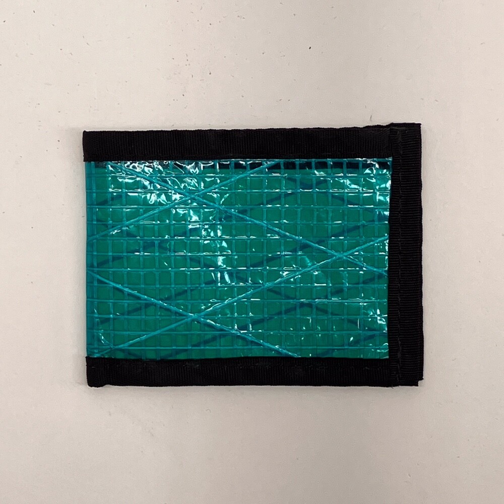 Minimalist Ultra Light Weight Wallet LTR Bright Green Technical Fabric