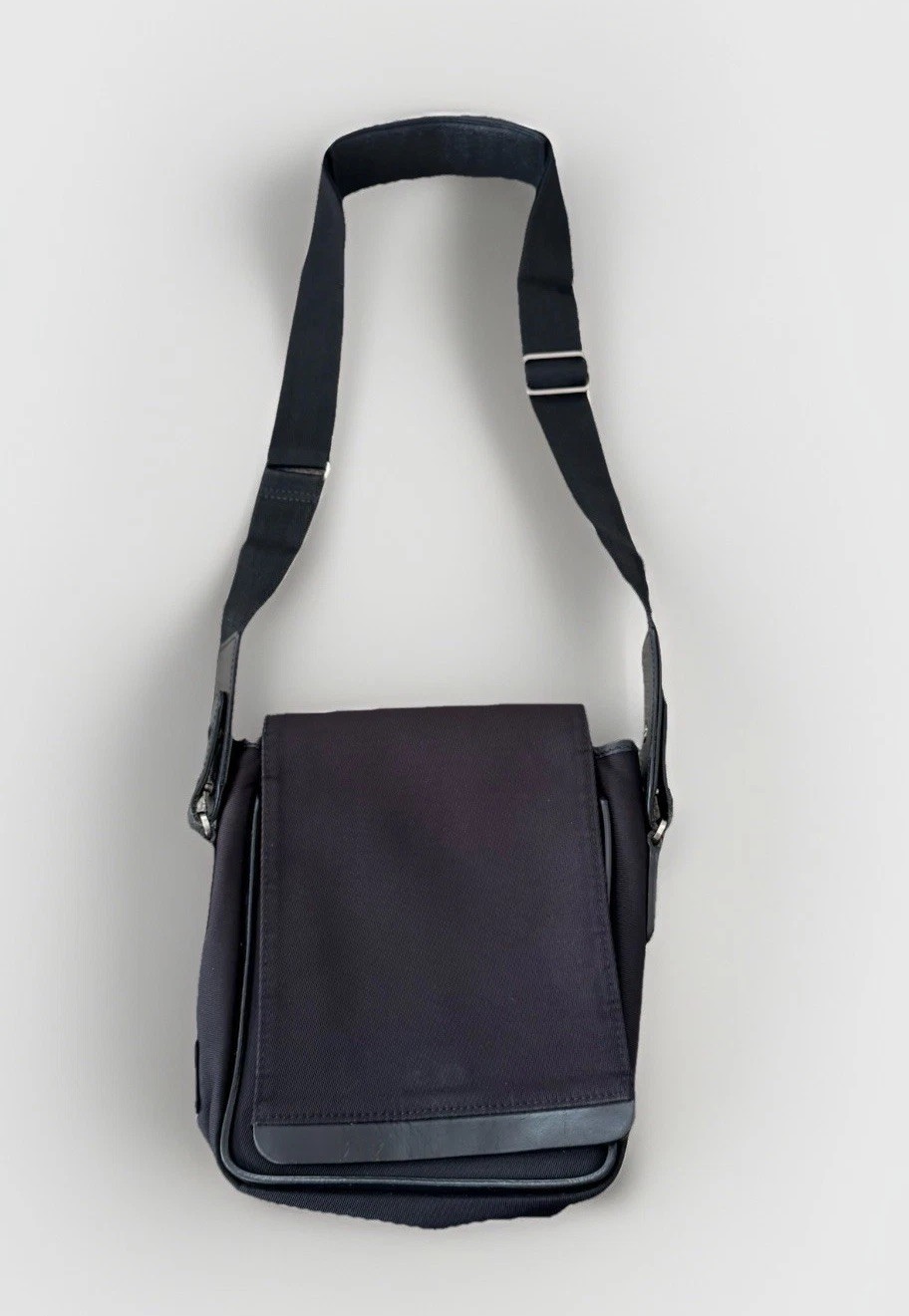Hideo Wakamatsu Vertical Mini Messenger Bag, Shoulder Bag