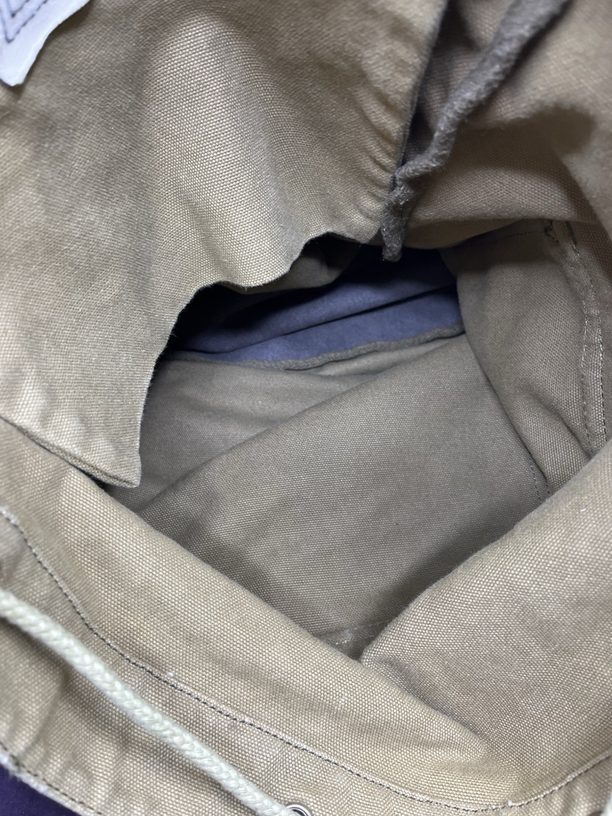 GOOTIUM 21101AMG Specially High Density Thick Canvas Backpack Rucksack Flaws
